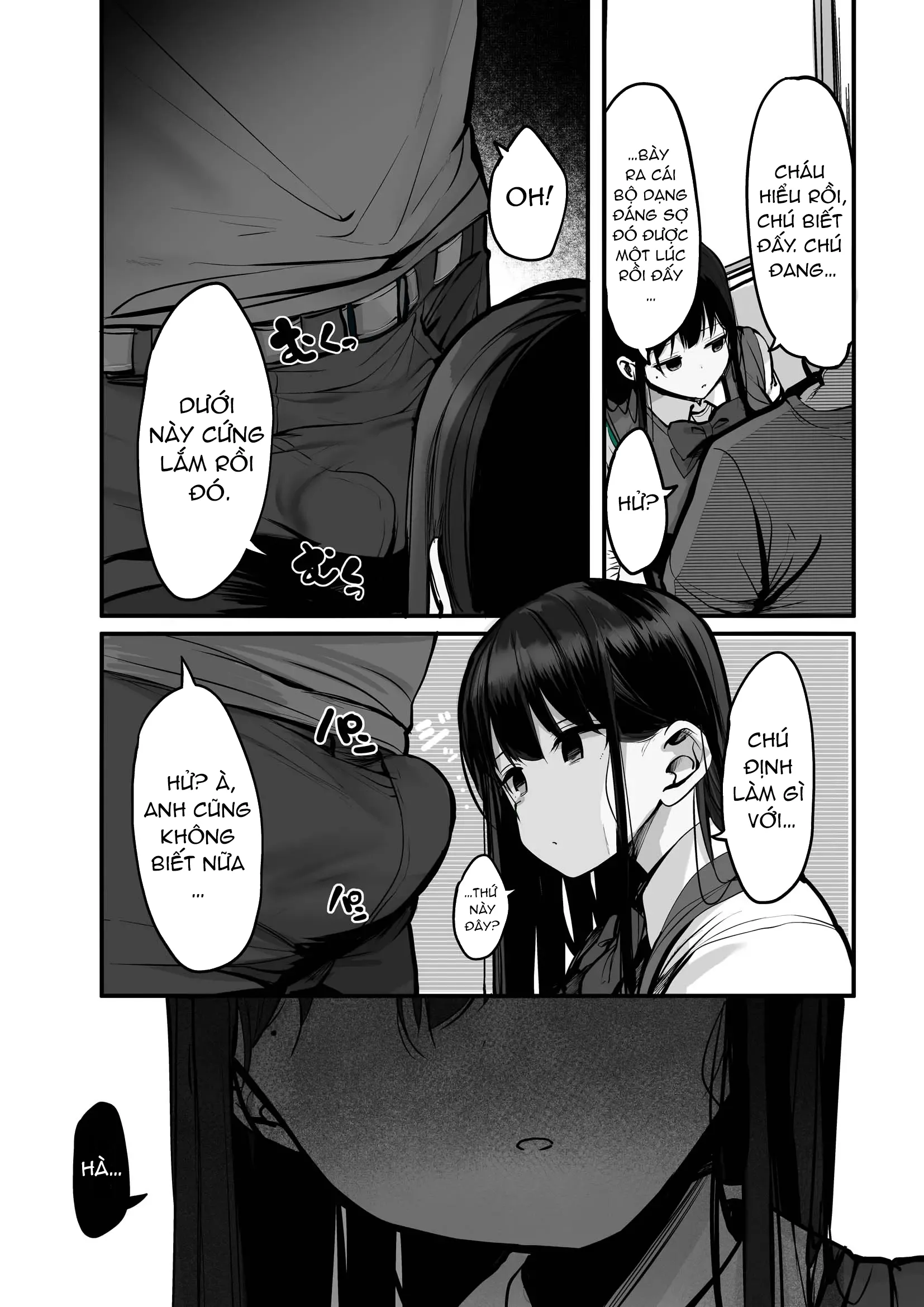 HentaiVN.net - Ảnh 9 - Cháu đã bảo đừng mà ông chú - oneshot