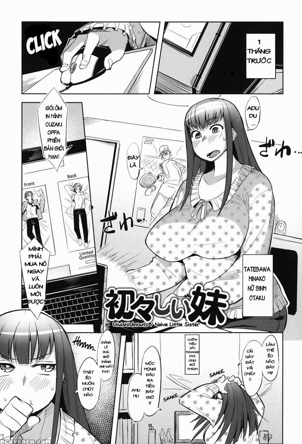 HentaiVN.net - Ảnh 5 - Uiuishii Imouto [Béo thì sao? Béo thì vú to chứ sao; Naive Little Sister] - Oneshot