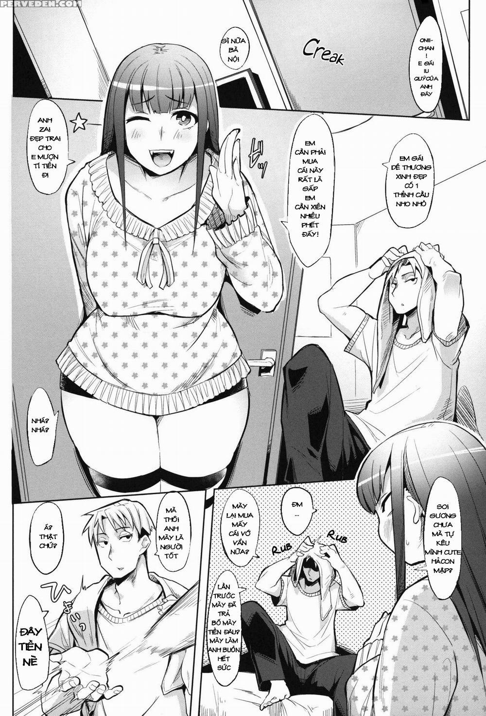 HentaiVN.net - Ảnh 6 - Uiuishii Imouto [Béo thì sao? Béo thì vú to chứ sao; Naive Little Sister] - Oneshot