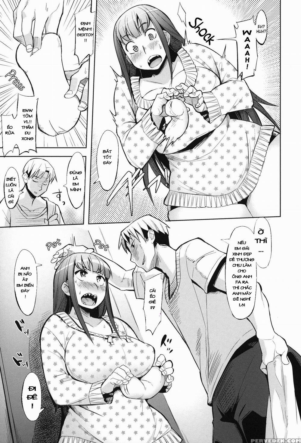 HentaiVN.net - Ảnh 7 - Uiuishii Imouto [Béo thì sao? Béo thì vú to chứ sao; Naive Little Sister] - Oneshot