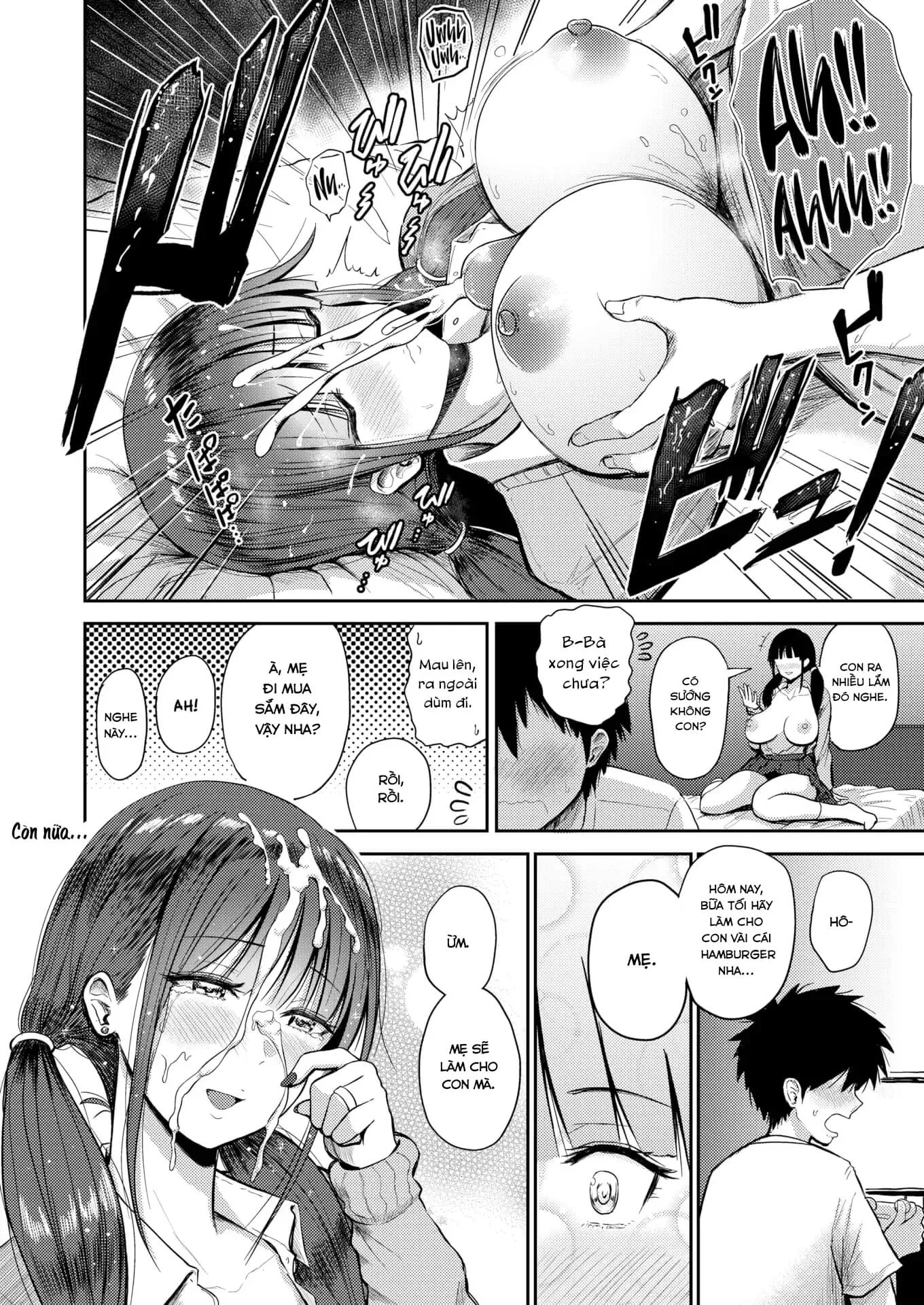 HentaiVN.net - Ảnh 4 - Tình Mẹ Bao La Như Dòng Sữa Bò (Series ngắn) - Chap 2: Người Mẹ Gyaru