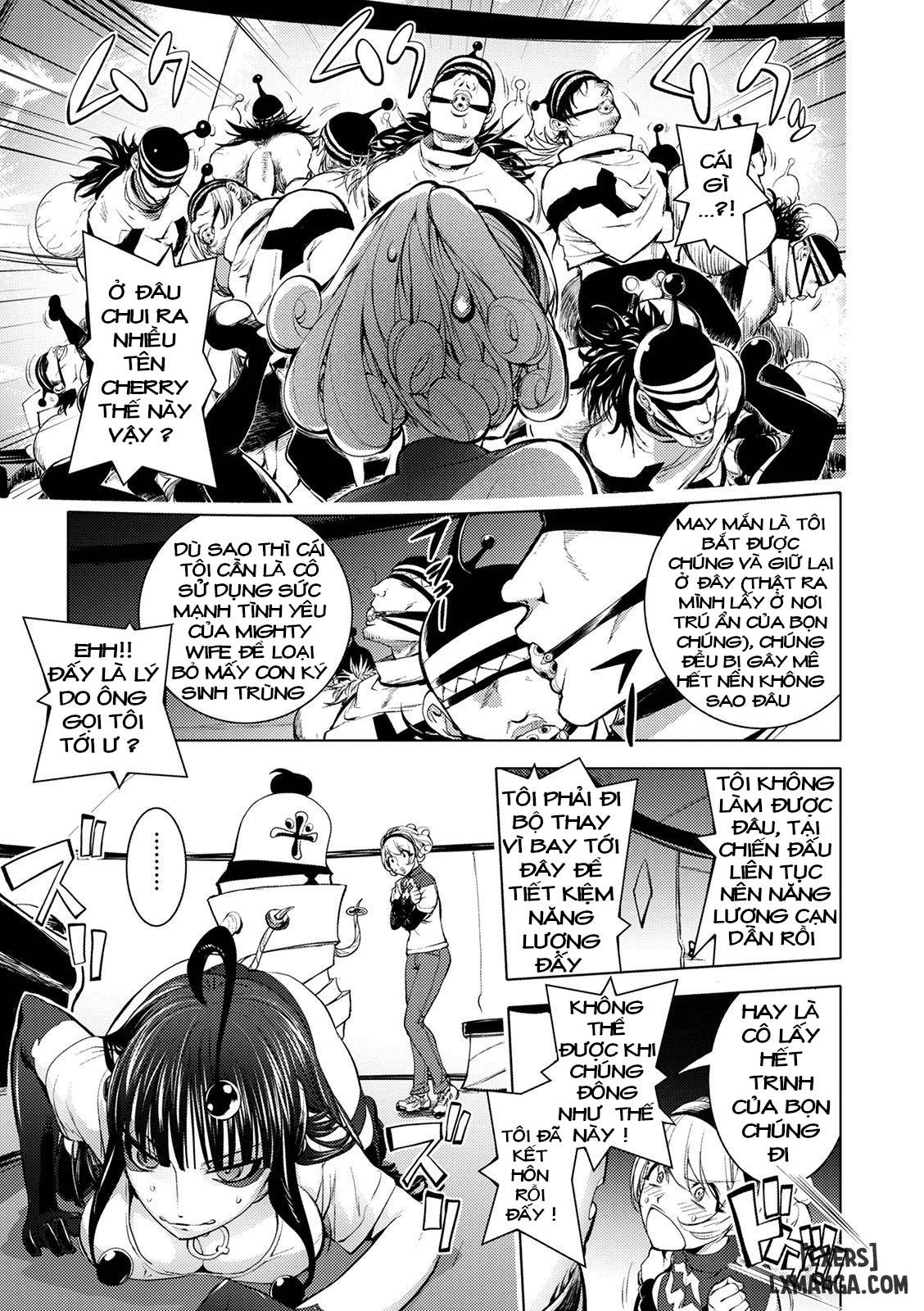 HentaiVN.net - Ảnh 4 - Aisai Senshi Mighty Wife - Chap 9