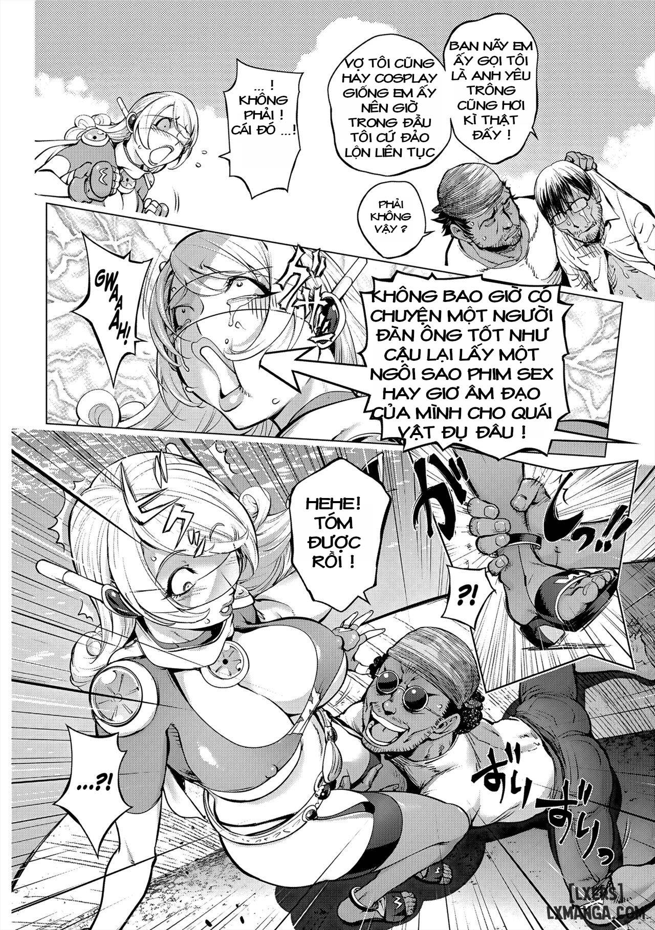 HentaiVN.net - Ảnh 8 - Aisai Senshi Mighty Wife - Chap 15