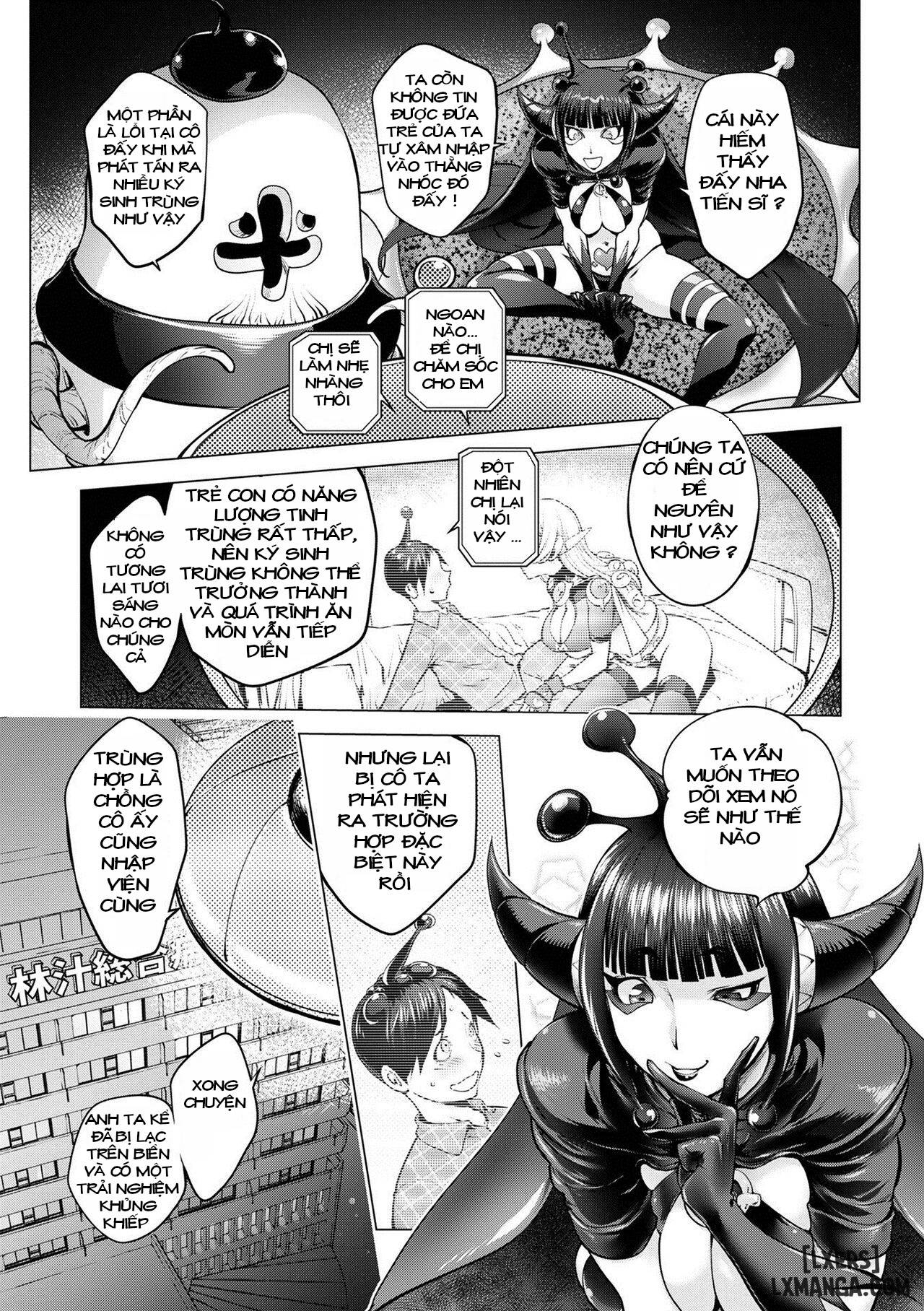 HentaiVN.net - Ảnh 7 - Aisai Senshi Mighty Wife - Chap 16