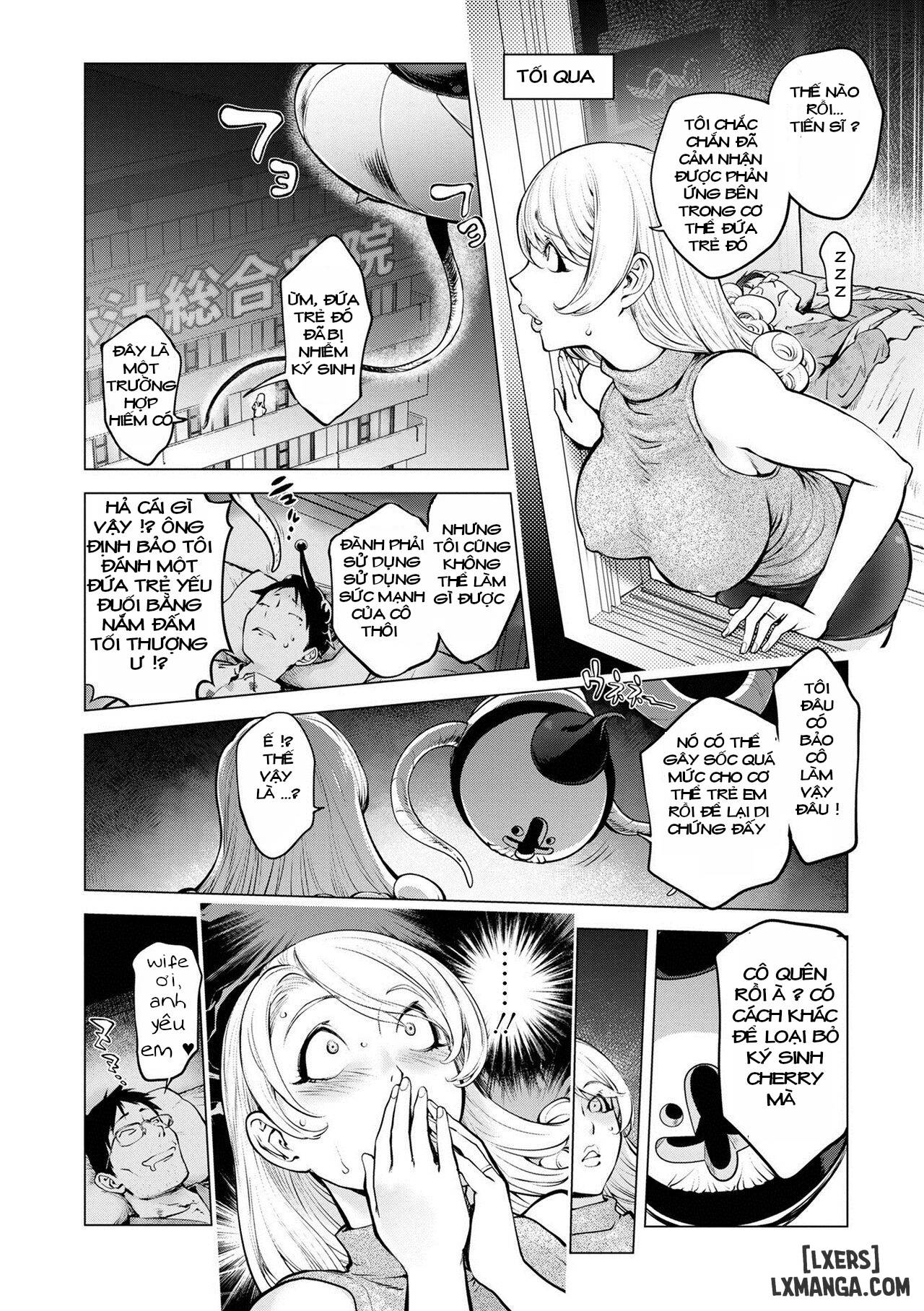 HentaiVN.net - Ảnh 8 - Aisai Senshi Mighty Wife - Chap 16
