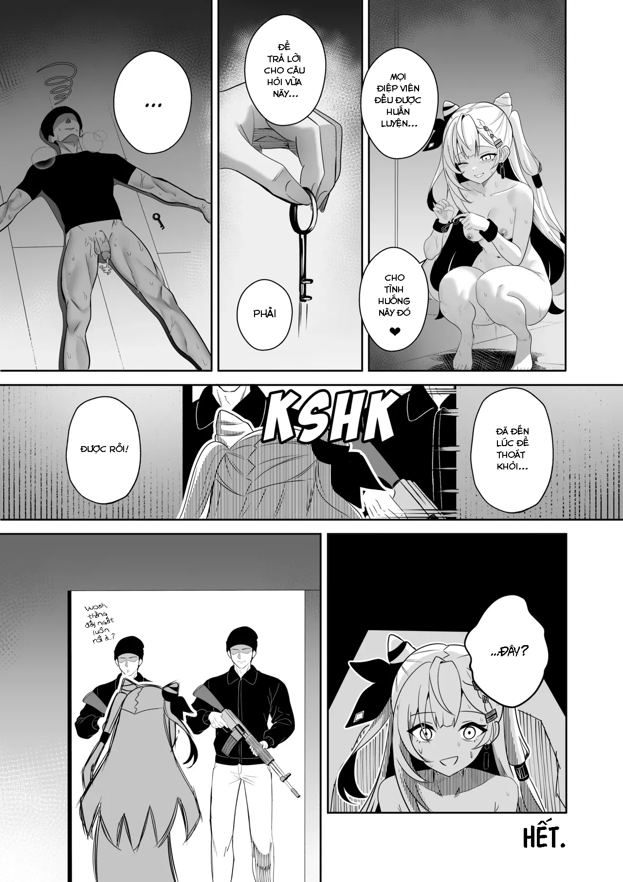 HentaiVN.net - Ảnh 22 - Điệp viên vụng về - Oneshot