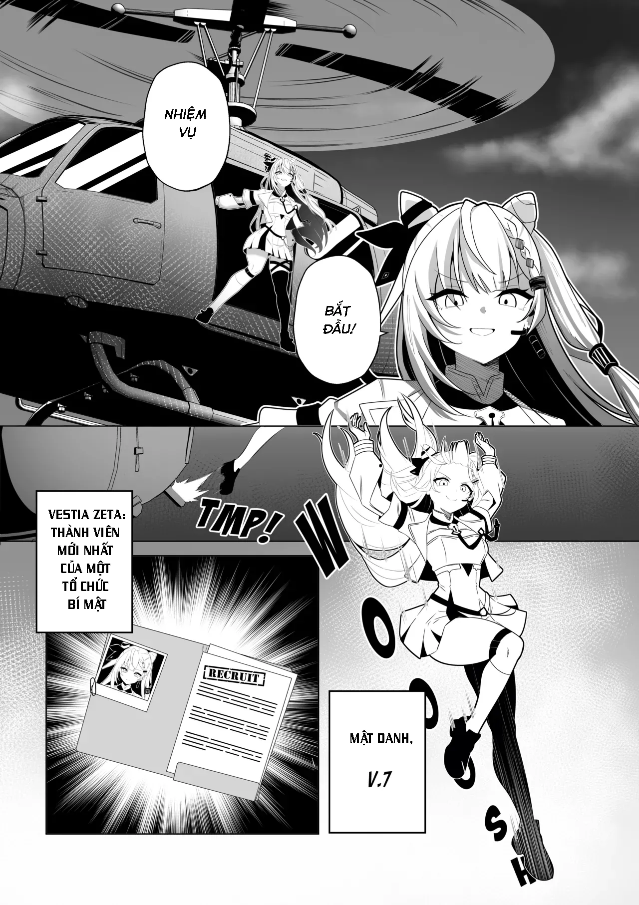 HentaiVN.net - Ảnh 4 - Điệp viên vụng về - Oneshot