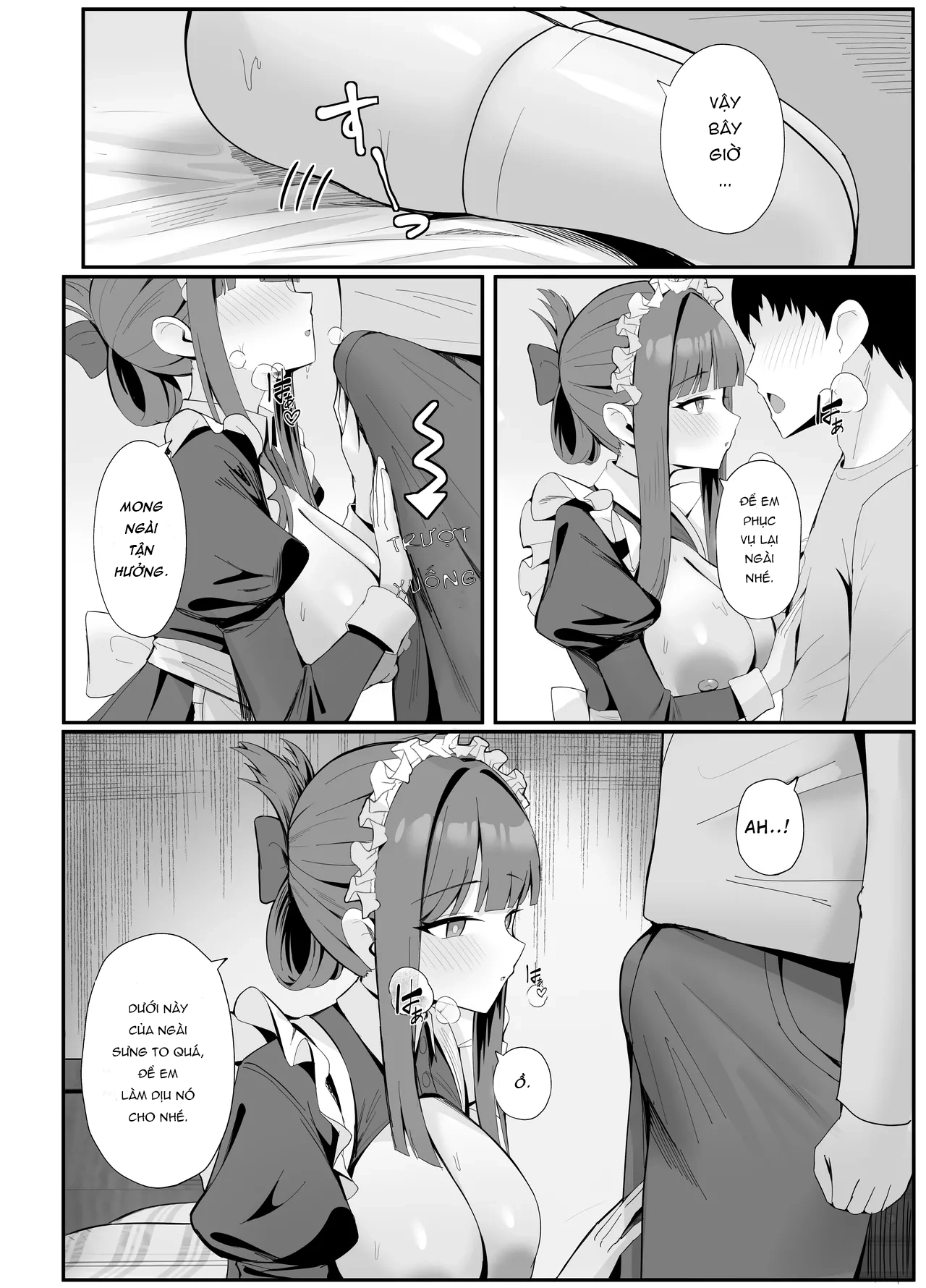 HentaiVN.net - Ảnh 8 - Hầu gái thuê sẵn sàng phục vụ bạn ! - oneshot