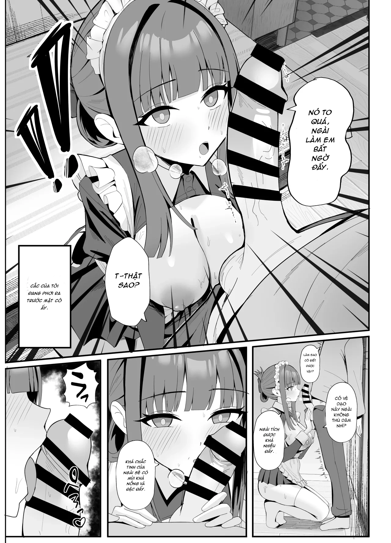 HentaiVN.net - Ảnh 9 - Hầu gái thuê sẵn sàng phục vụ bạn ! - oneshot