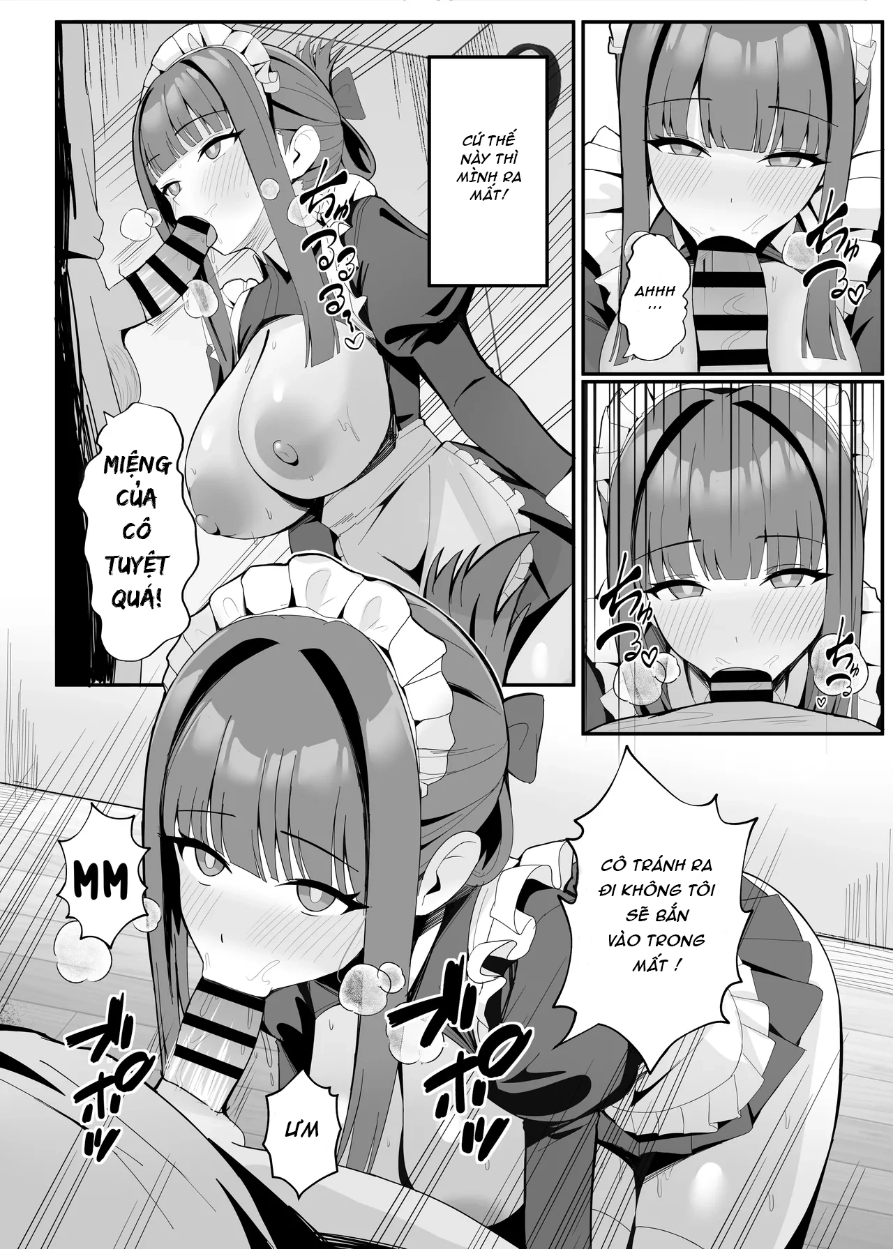 HentaiVN.net - Ảnh 10 - Hầu gái thuê sẵn sàng phục vụ bạn ! - oneshot