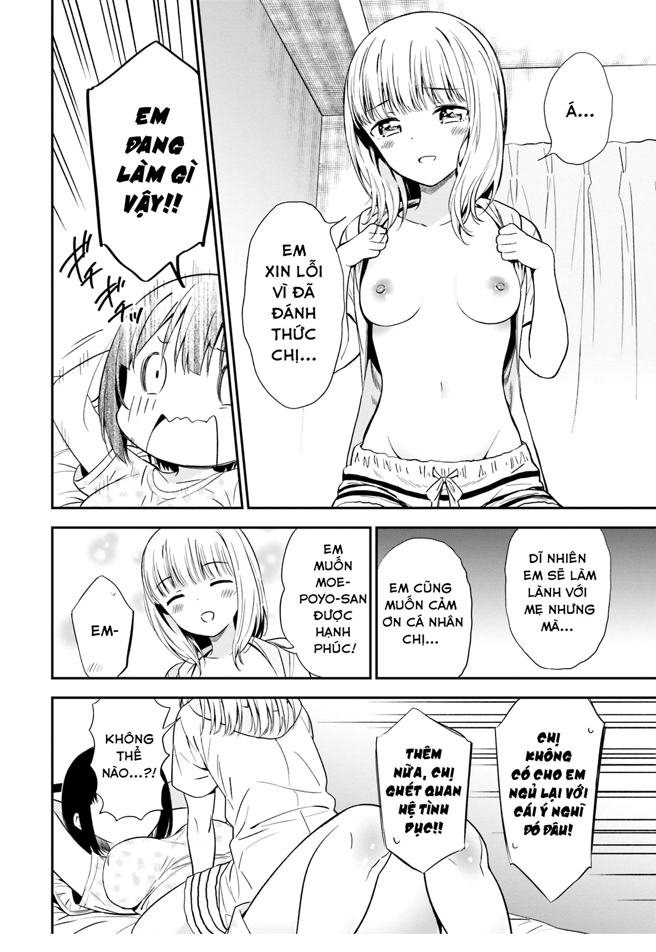 HentaiVN.net - Ảnh 10 - Yuri Boobs Anthology - 3. Được một nữ sinh cấp 3 chỉ dạy về thú vui của giới tính khi đã ngoài 30 [Endo]