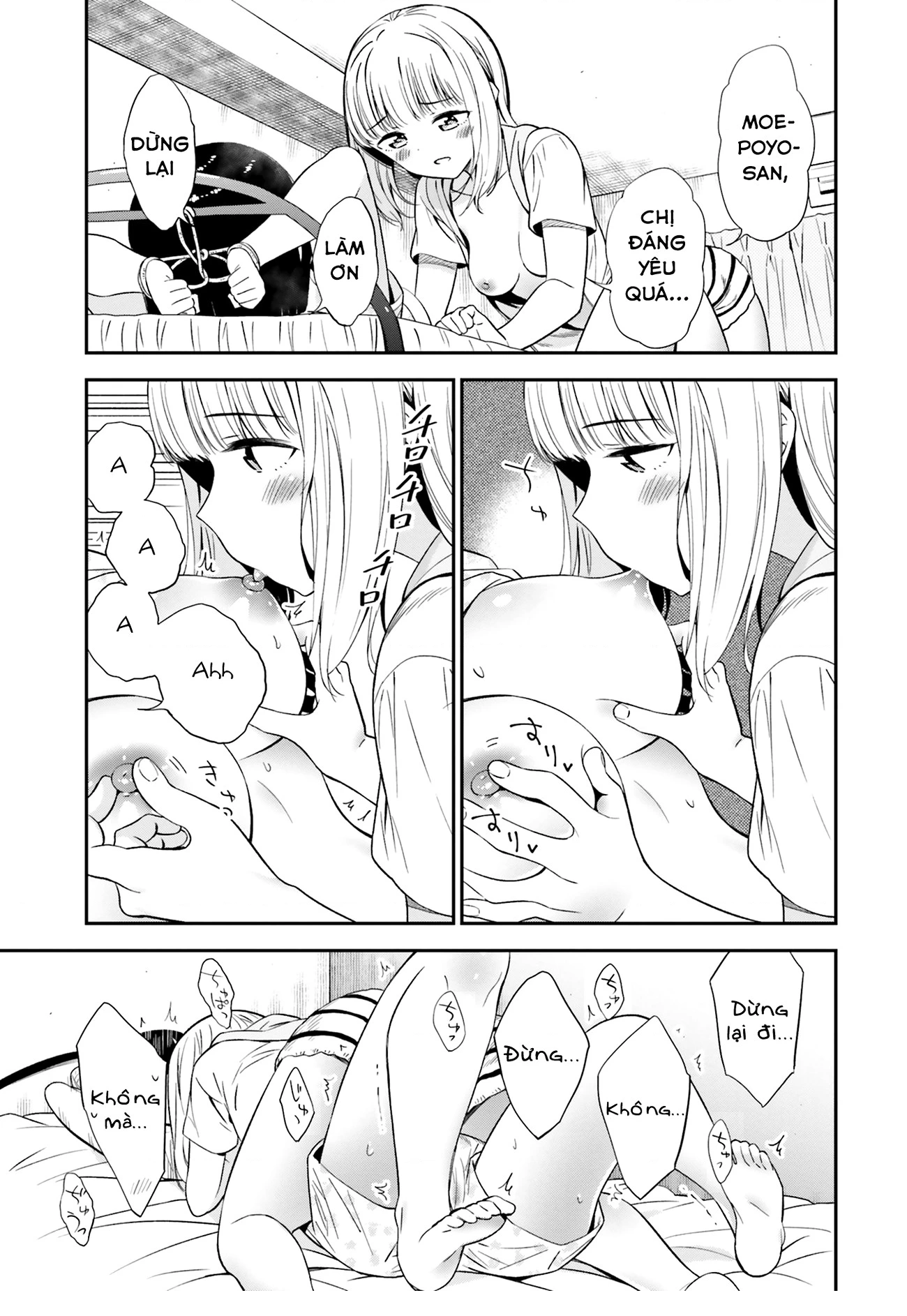 HentaiVN.net - Ảnh 13 - Yuri Boobs Anthology - 3. Được một nữ sinh cấp 3 chỉ dạy về thú vui của giới tính khi đã ngoài 30 [Endo]