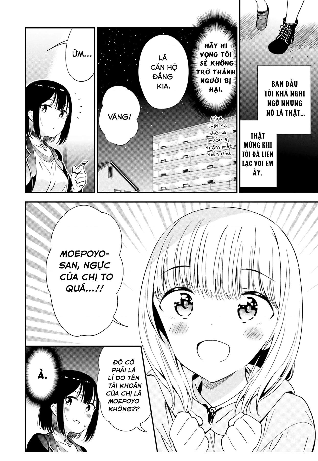 HentaiVN.net - Ảnh 4 - Yuri Boobs Anthology - 3. Được một nữ sinh cấp 3 chỉ dạy về thú vui của giới tính khi đã ngoài 30 [Endo]