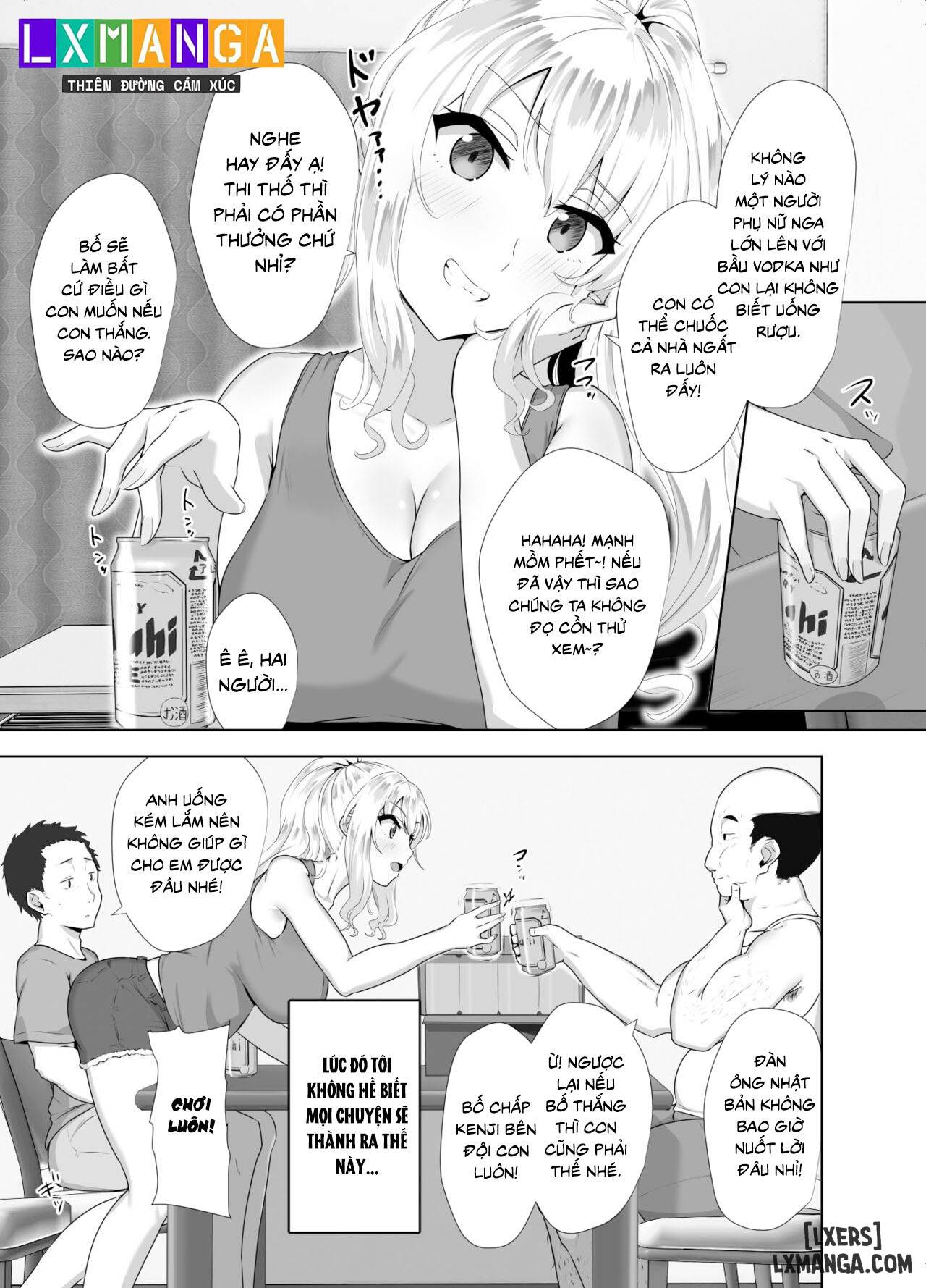 HentaiVN.net - Ảnh 7 - Russia-jin ga Osake de Nihonjin ni Makeru Wakenai Deshou? - Oneshot.