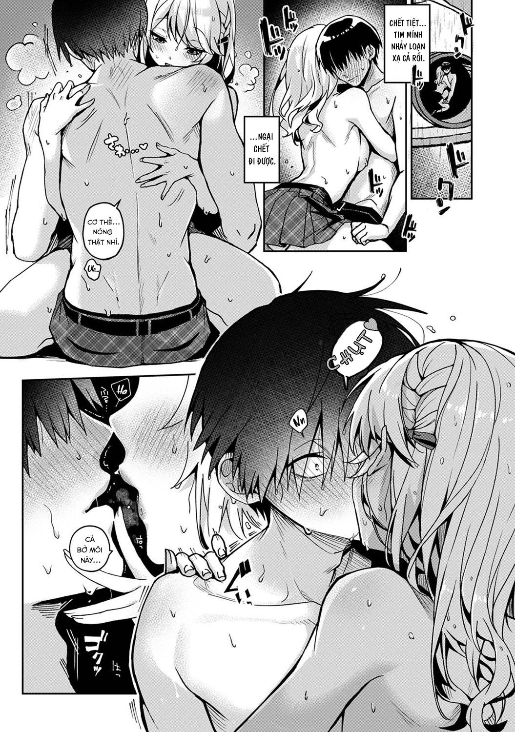 HentaiVN.net - Ảnh 18 - Tôi phũ lời em, em ẵm trọn đời tôi [俺だけに小悪魔な同級生～フったら押し倒されました!～ - 『Ore Da Ke Ni Koakuma Na Doukyuusei Fu Tta Ra Oshitao Sa Rema Shi Ta ~』] - Chap 4: Mào đầu cho một thảm đường phía trước hí hí :3