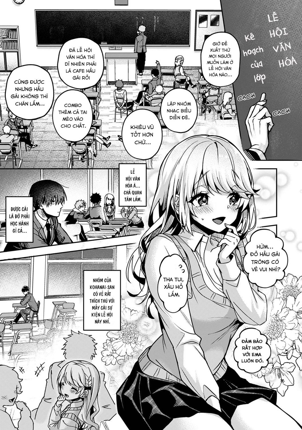 HentaiVN.net - Ảnh 4 - Tôi phũ lời em, em ẵm trọn đời tôi [俺だけに小悪魔な同級生～フったら押し倒されました!～ - 『Ore Da Ke Ni Koakuma Na Doukyuusei Fu Tta Ra Oshitao Sa Rema Shi Ta ~』] - Chap 4: Mào đầu cho một thảm đường phía trước hí hí :3