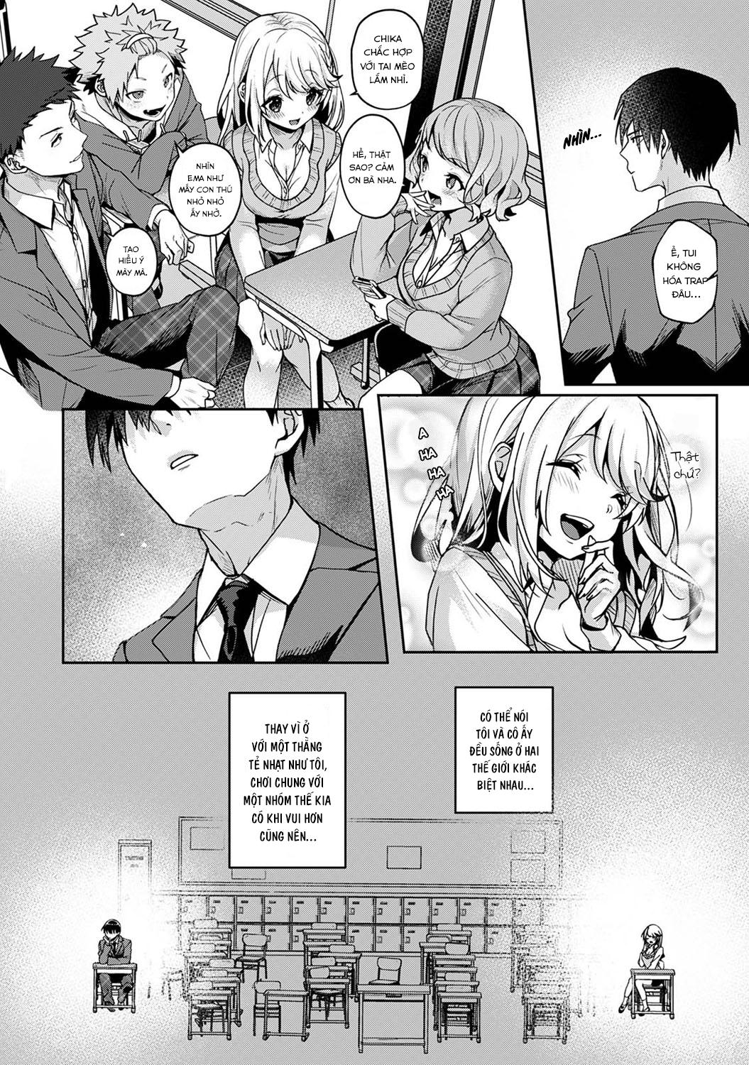 HentaiVN.net - Ảnh 5 - Tôi phũ lời em, em ẵm trọn đời tôi [俺だけに小悪魔な同級生～フったら押し倒されました!～ - 『Ore Da Ke Ni Koakuma Na Doukyuusei Fu Tta Ra Oshitao Sa Rema Shi Ta ~』] - Chap 4: Mào đầu cho một thảm đường phía trước hí hí :3