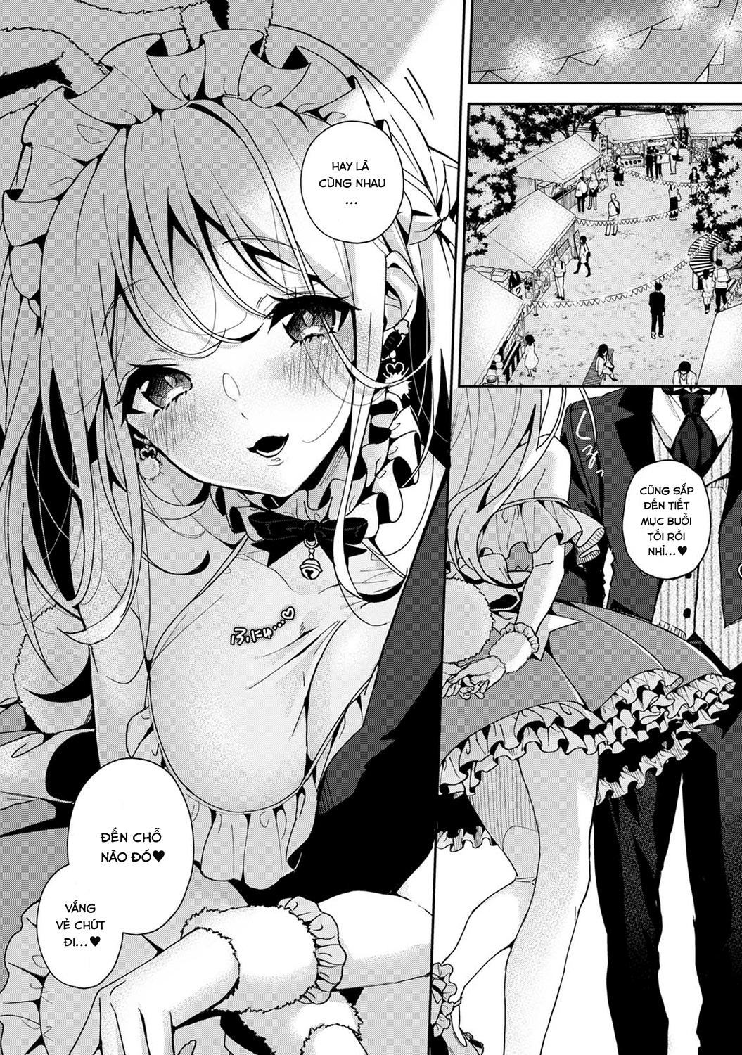 HentaiVN.net - Ảnh 12 - Tôi phũ lời em, em ẵm trọn đời tôi [俺だけに小悪魔な同級生～フったら押し倒されました!～ - 『Ore Da Ke Ni Koakuma Na Doukyuusei Fu Tta Ra Oshitao Sa Rema Shi Ta ~』] - Chap 5A: Lễ hội văn hóa(nửa đầu)