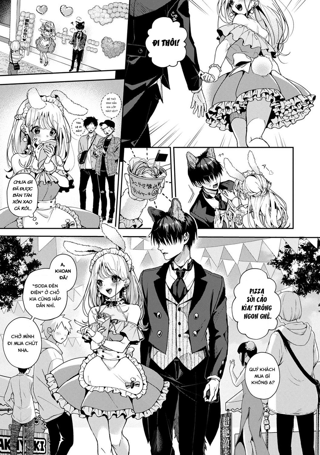 HentaiVN.net - Ảnh 10 - Tôi phũ lời em, em ẵm trọn đời tôi [俺だけに小悪魔な同級生～フったら押し倒されました!～ - 『Ore Da Ke Ni Koakuma Na Doukyuusei Fu Tta Ra Oshitao Sa Rema Shi Ta ~』] - Chap 5A: Lễ hội văn hóa(nửa đầu)