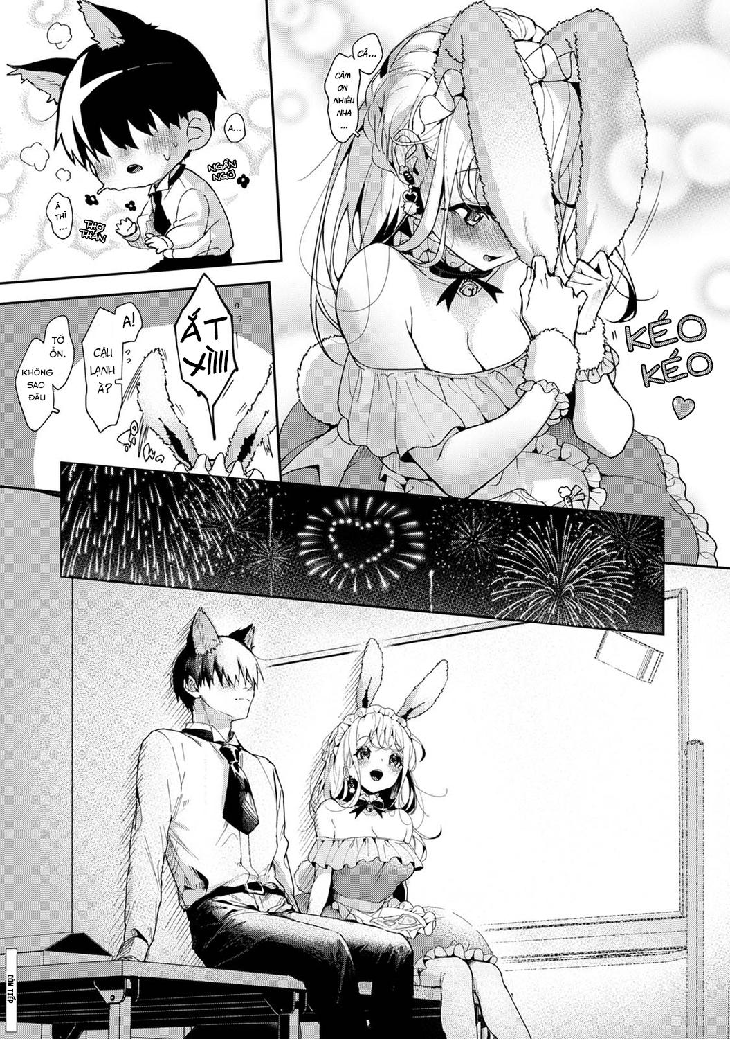 HentaiVN.net - Ảnh 22 - Tôi phũ lời em, em ẵm trọn đời tôi [俺だけに小悪魔な同級生～フったら押し倒されました!～ - 『Ore Da Ke Ni Koakuma Na Doukyuusei Fu Tta Ra Oshitao Sa Rema Shi Ta ~』] - Chap 5B: Lễ hội văn hóa(nửa sau)