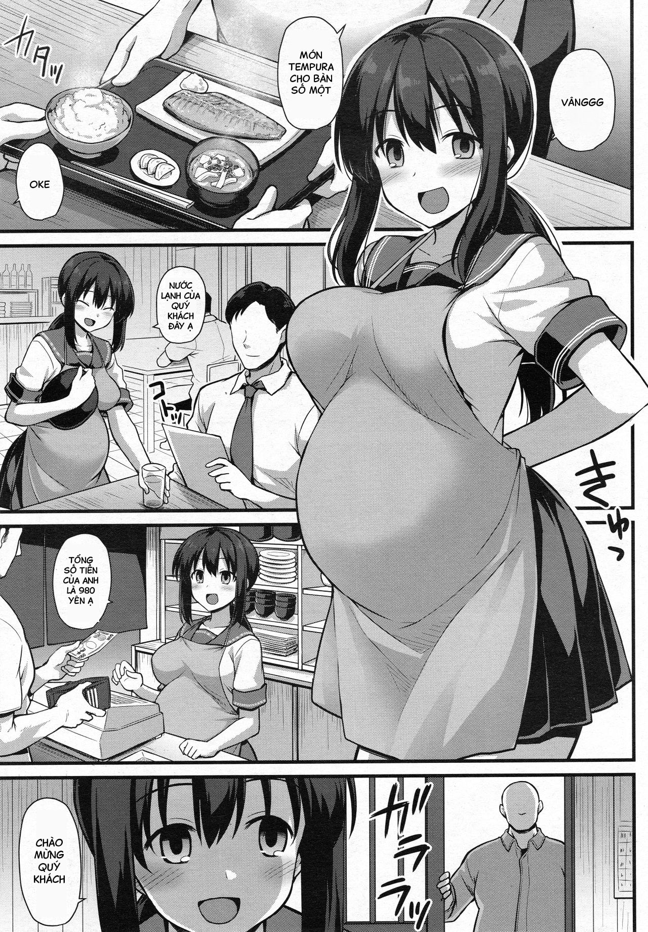 HentaiVN.net - Ảnh 6 - Cơm hai mẹ con - Oneshot