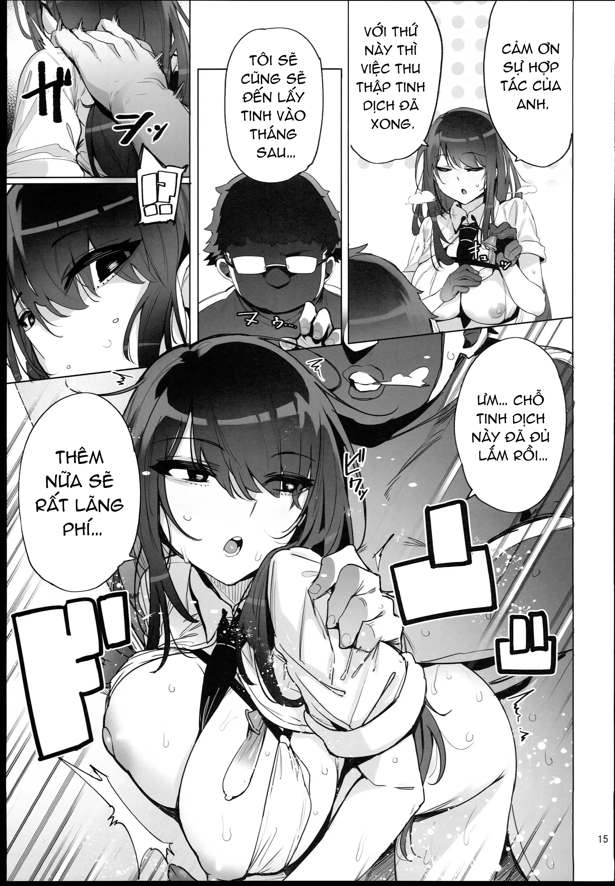HentaiVN.net - Ảnh 17 - Tôi đến thu tinh dịch anh đây! - Chap 1: Mia Zouin