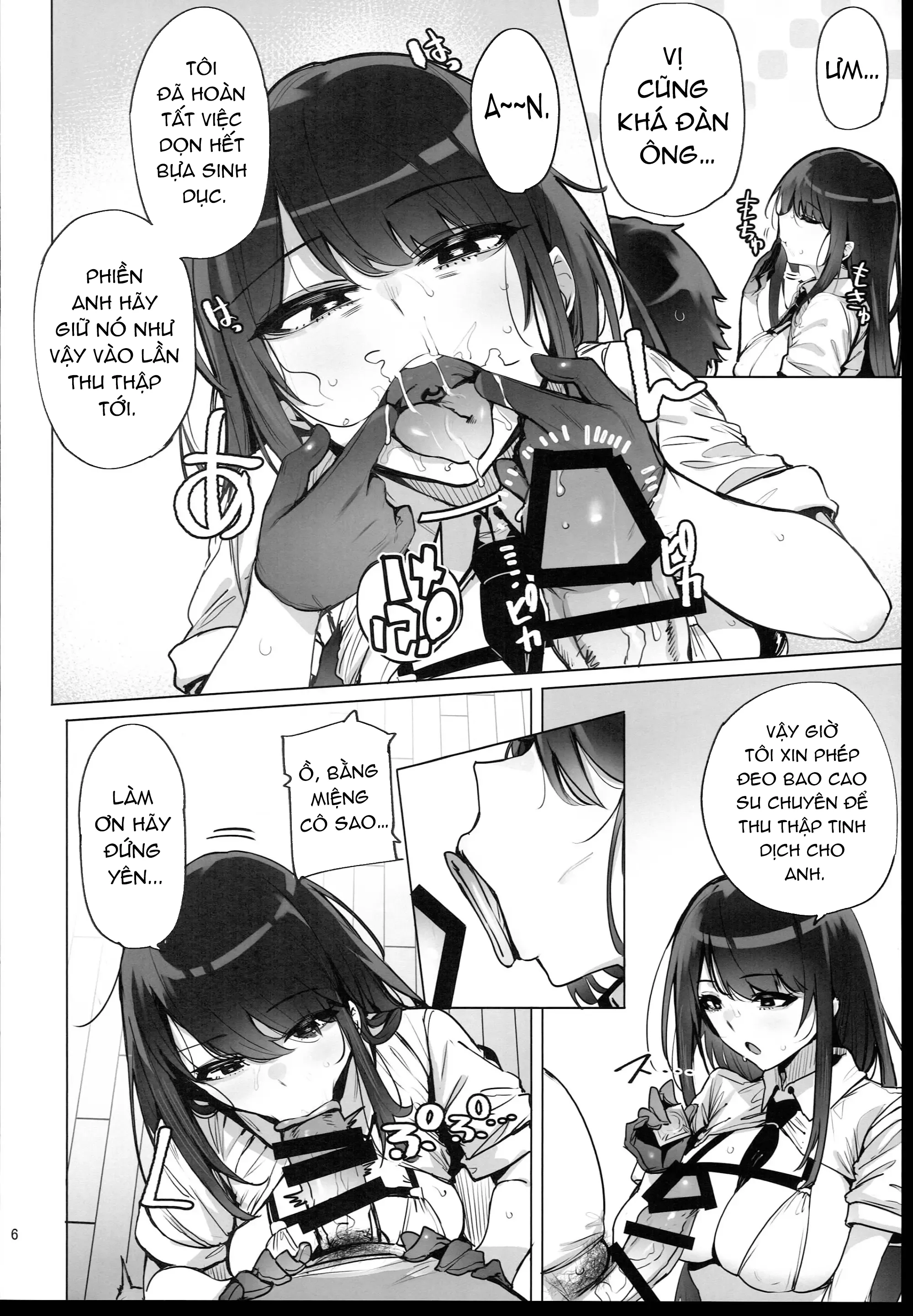 HentaiVN.net - Ảnh 8 - Tôi đến thu tinh dịch anh đây! - Chap 1: Mia Zouin