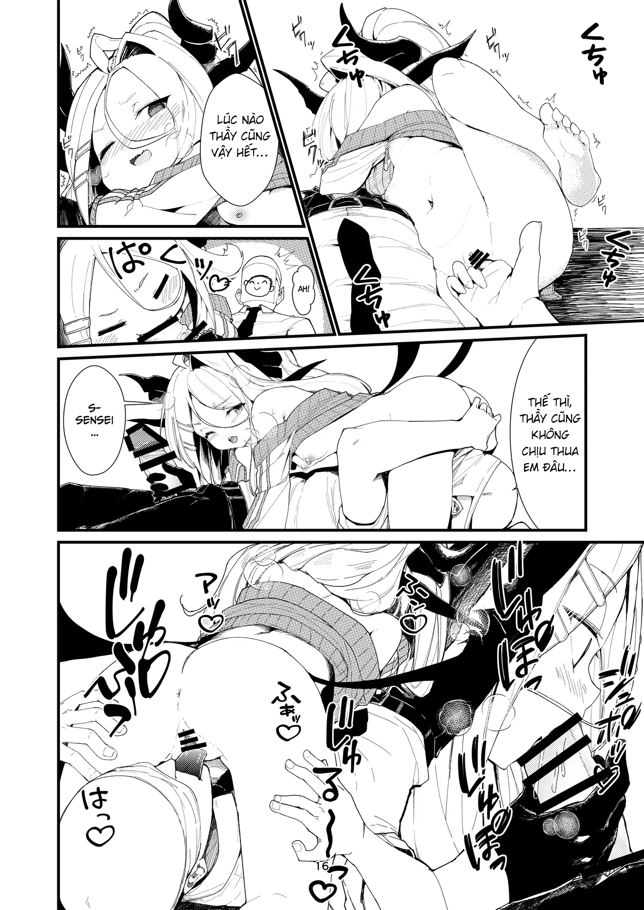 HentaiVN.net - Ảnh 15 - Chỉ mình thầy thôi đấy! - One shot khô dái