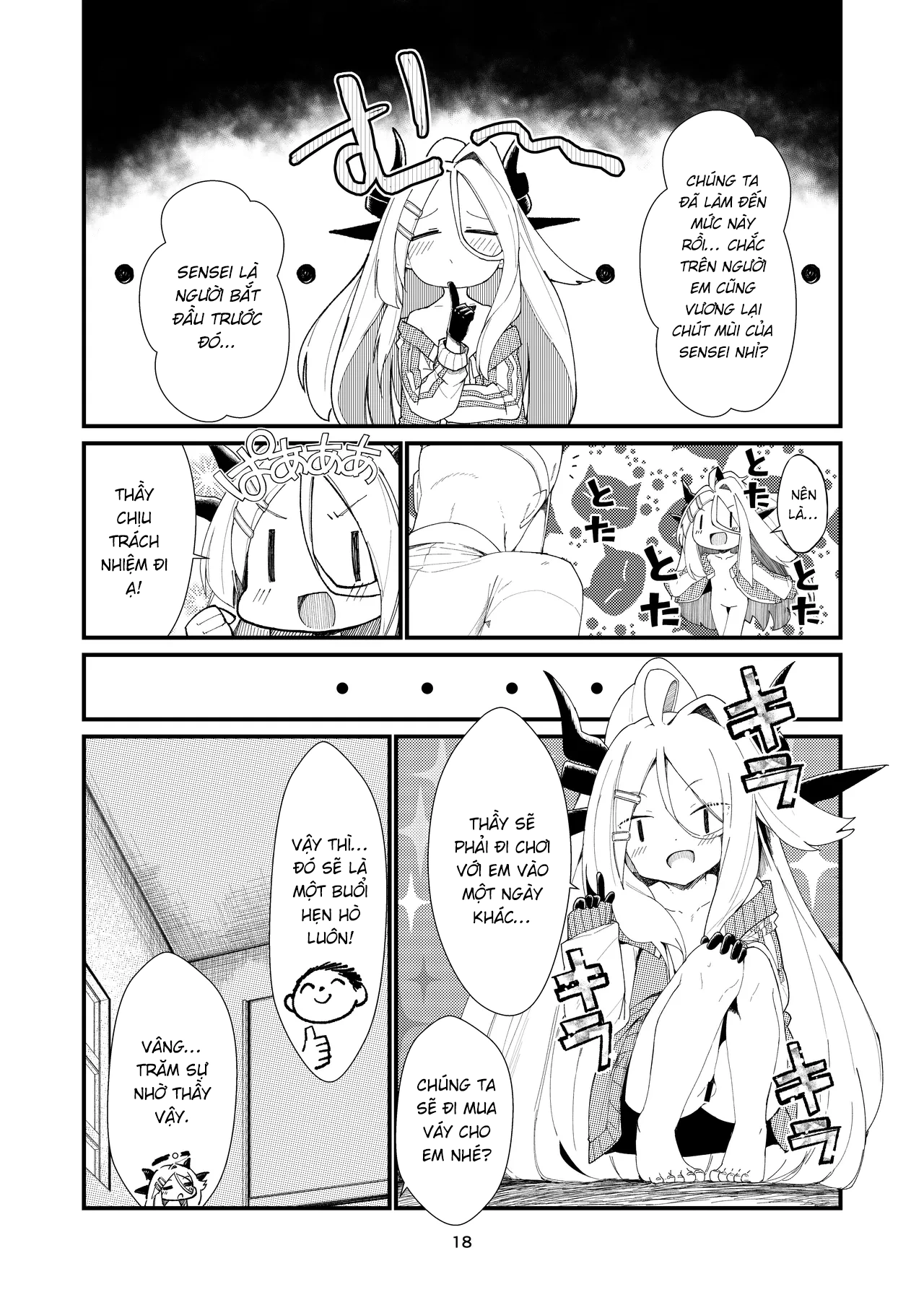 HentaiVN.net - Ảnh 17 - Chỉ mình thầy thôi đấy! - One shot khô dái
