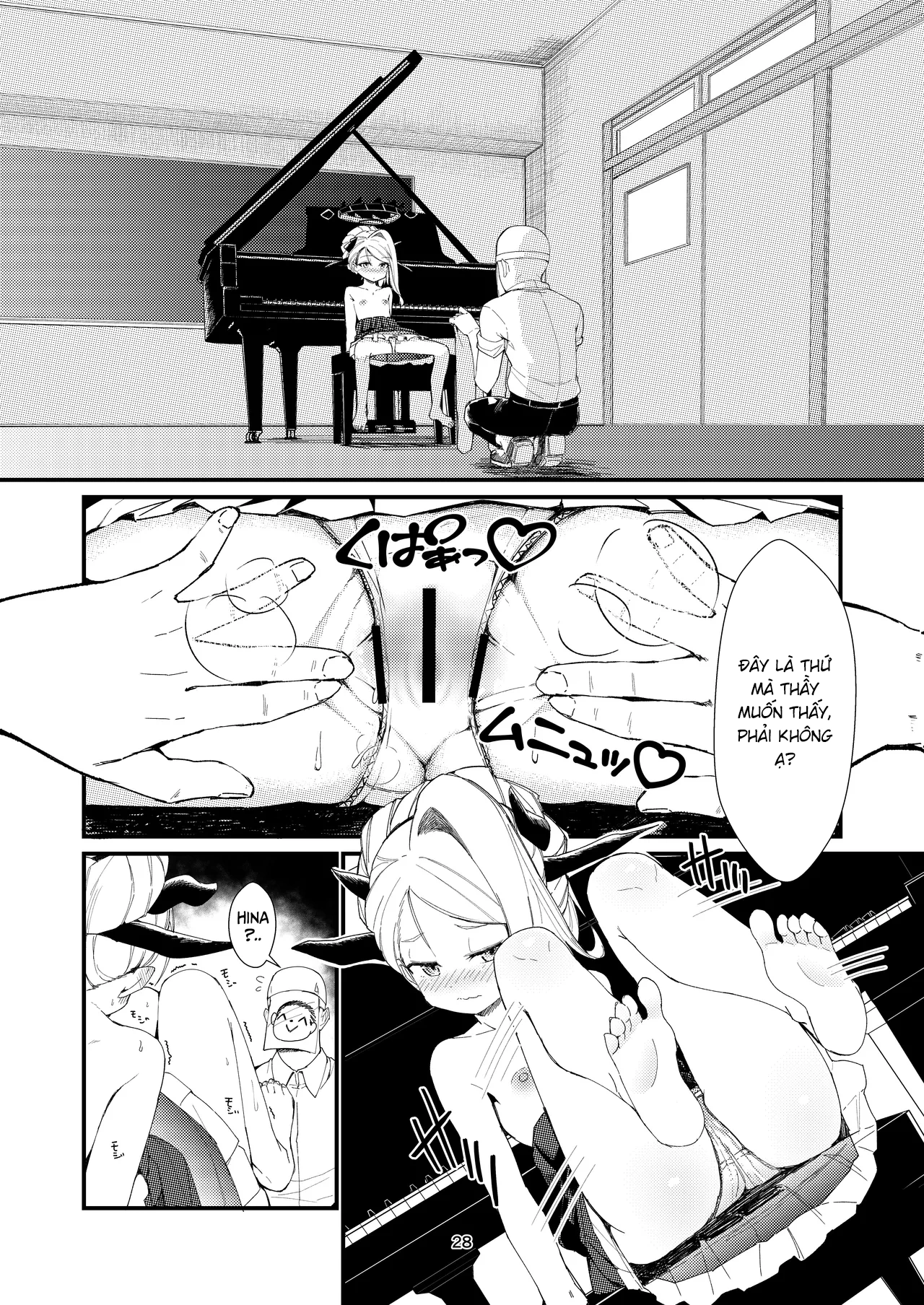 HentaiVN.net - Ảnh 27 - Chỉ mình thầy thôi đấy! - One shot khô dái