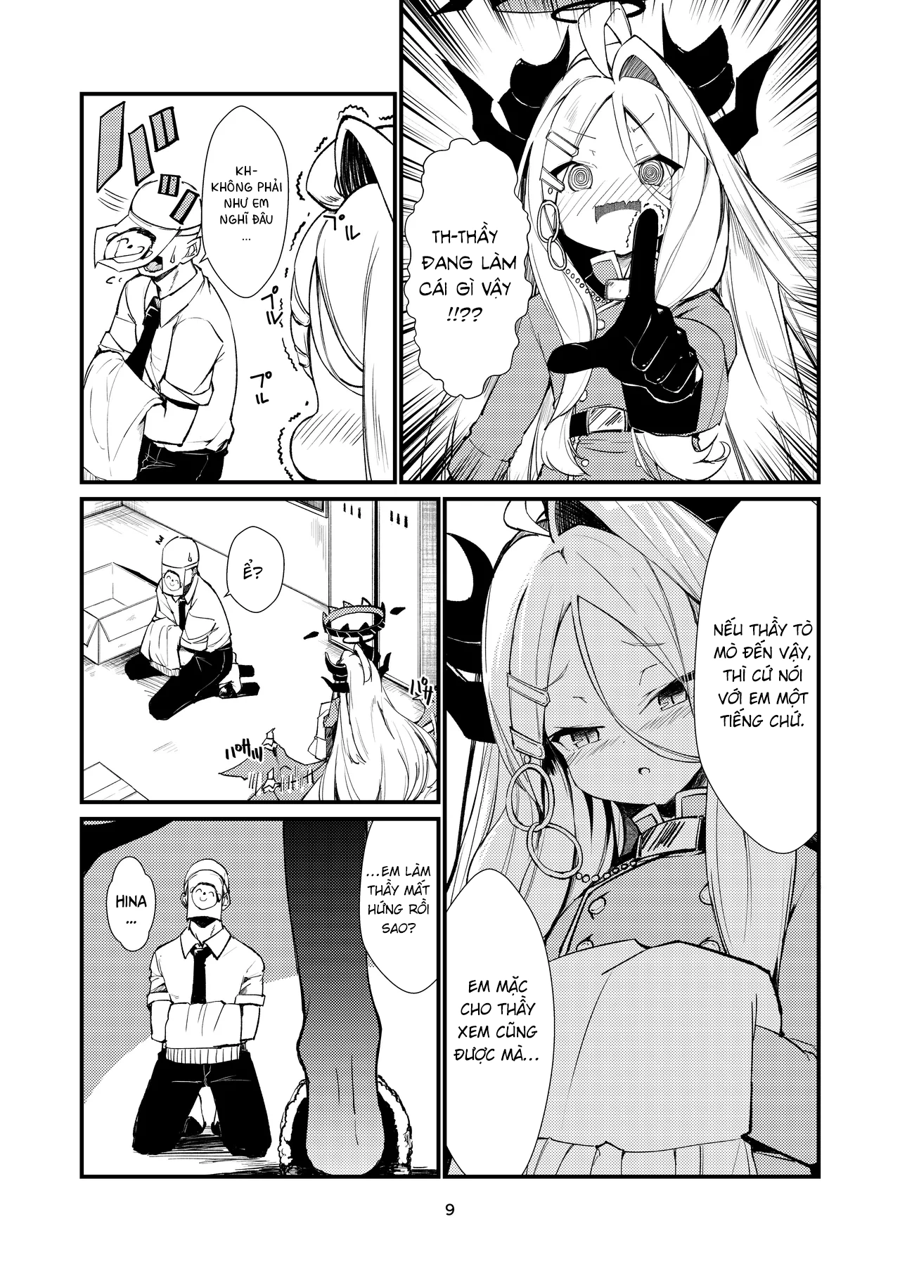 HentaiVN.net - Ảnh 8 - Chỉ mình thầy thôi đấy! - One shot khô dái