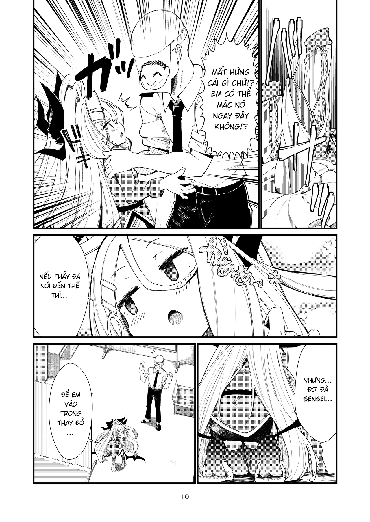 HentaiVN.net - Ảnh 9 - Chỉ mình thầy thôi đấy! - One shot khô dái
