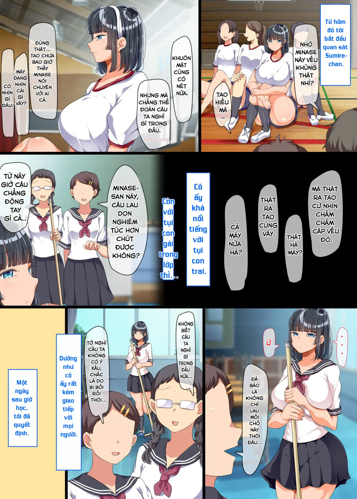 HentaiVN.net - Ảnh 4 - Onaji Class ni Natta Muboubi Muteikou Kyonyuu Bishoujo Sumire-chan ni Yaritai Houdai na Shingakki [同じクラスになった無防備・無抵抗巨乳美少女すみれちゃんにヤリたい放題な新学期] - Chap 1