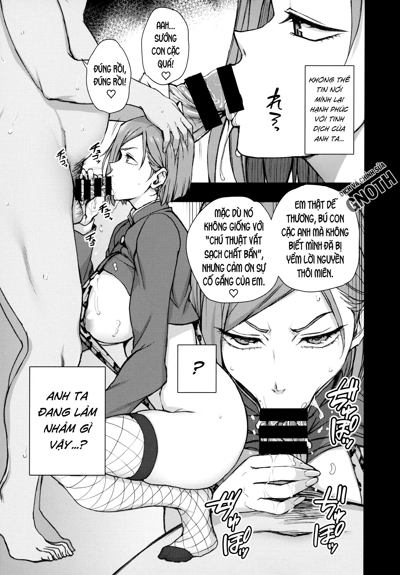 HentaiVN.net - Ảnh 17 - Thôi miên chú thuật sư [Dakuon -Jujutsu Saimin-] - Oneshot