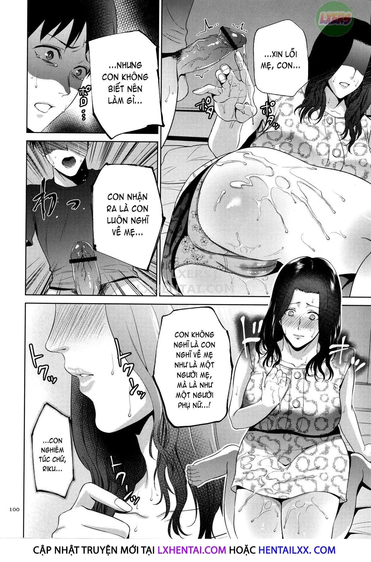HentaiVN.net - Ảnh 22 - Mitsu Boshi Immoral [蜜母子インモラル + イラストカード] - Chap 3
