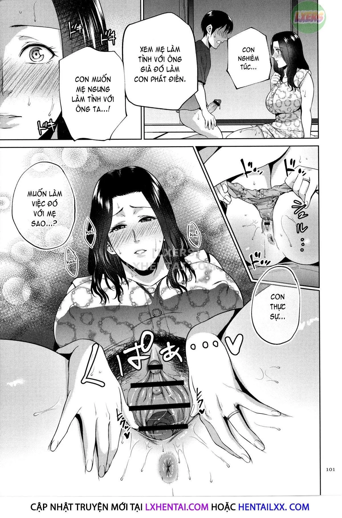 HentaiVN.net - Ảnh 23 - Mitsu Boshi Immoral [蜜母子インモラル + イラストカード] - Chap 3