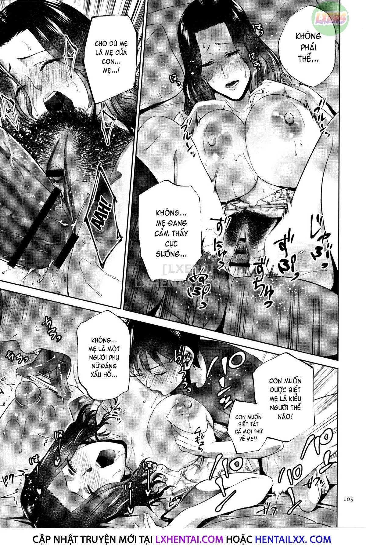 HentaiVN.net - Ảnh 27 - Mitsu Boshi Immoral [蜜母子インモラル + イラストカード] - Chap 3