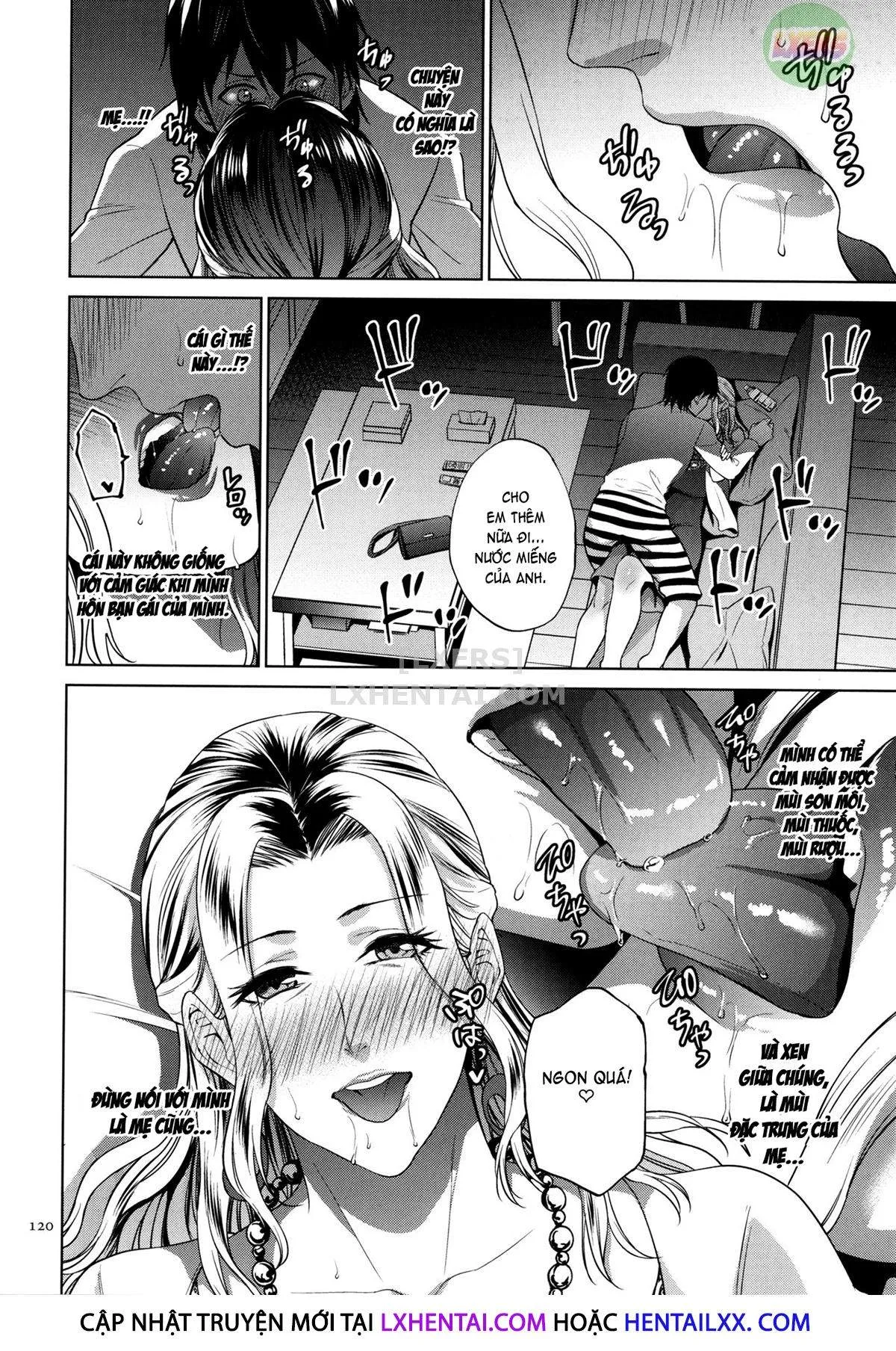 HentaiVN.net - Ảnh 12 - Mitsu Boshi Immoral [蜜母子インモラル + イラストカード] - Chap 4