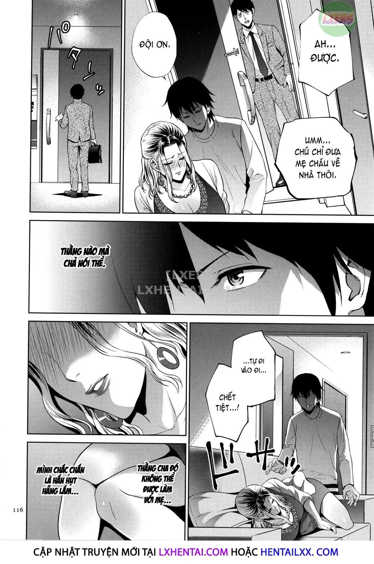 HentaiVN.net - Ảnh 8 - Mitsu Boshi Immoral [蜜母子インモラル + イラストカード] - Chap 4