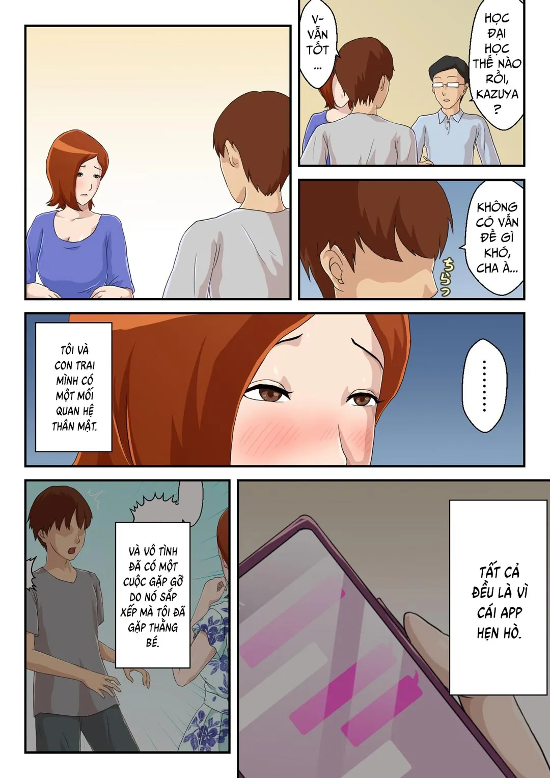 HentaiVN.net - Ảnh 4 - Bắt gặp mẹ sử dụng cùng app hẹn hò!!! [Matching Appli de Deatta Aite wa Kaa-san deshita; I Matched Mom on My Dating App] - Chap 2 - [END]