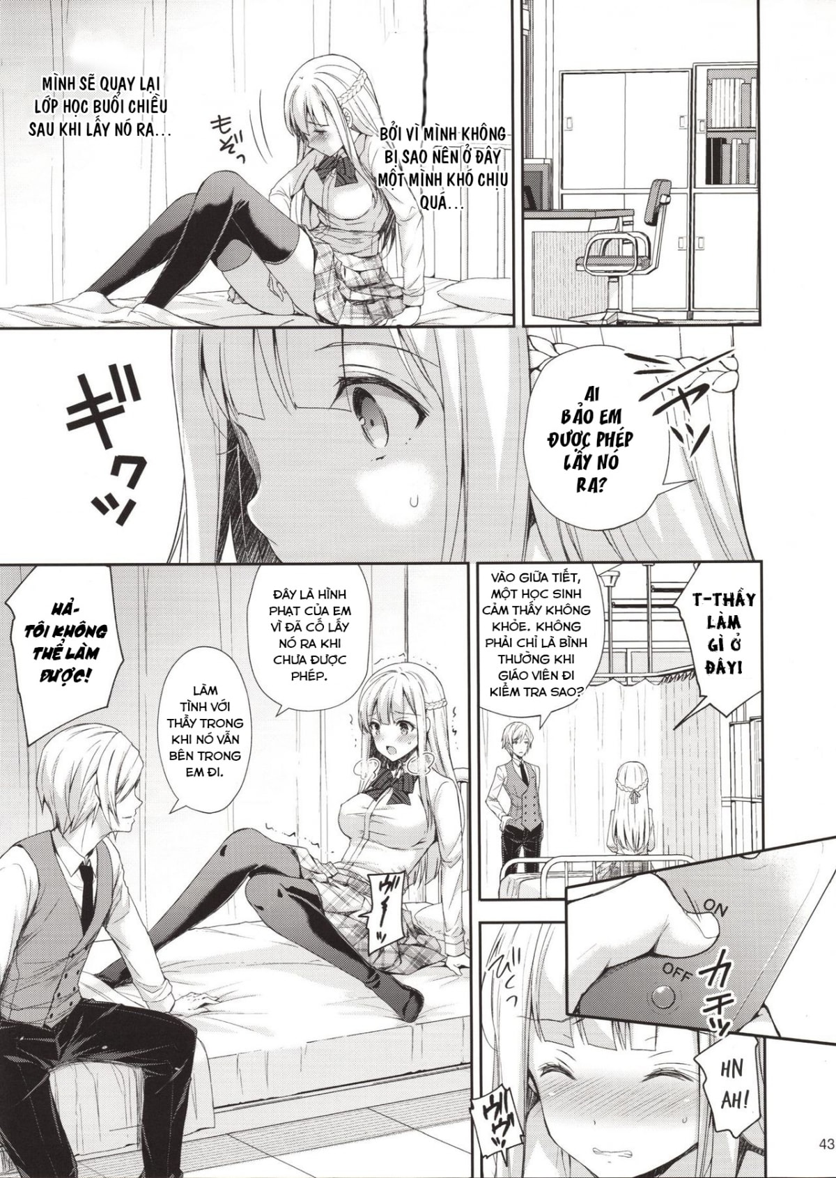 HentaiVN.net - Ảnh 32 - Indeki no Reijou [Dirty Girl; Little Miss Debaucherous] - Chap 1 ~ Hoka no Kyoushi (Otoko) ni Shojo o Ubawarete...