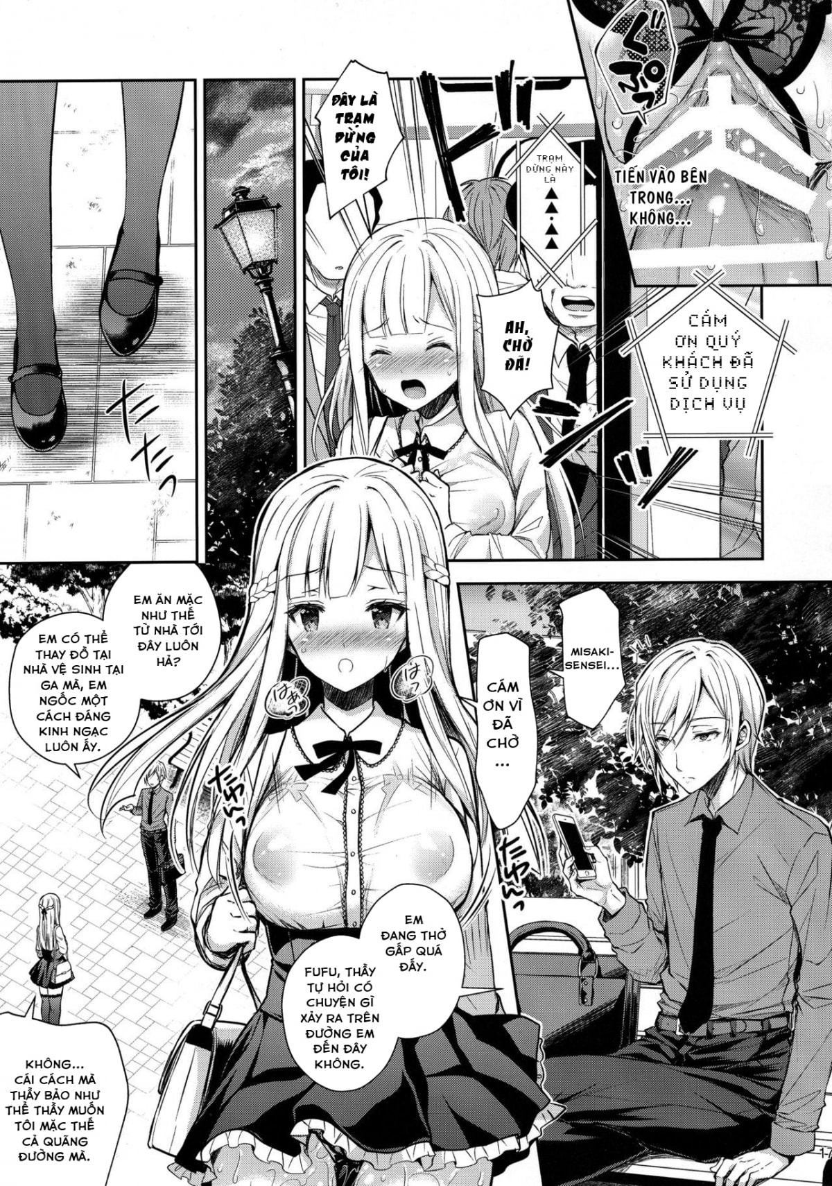HentaiVN.net - Ảnh 10 - Indeki no Reijou [Dirty Girl; Little Miss Debaucherous] - Chap 2 ~ Shuumoku ni Sarasareru Chitai~