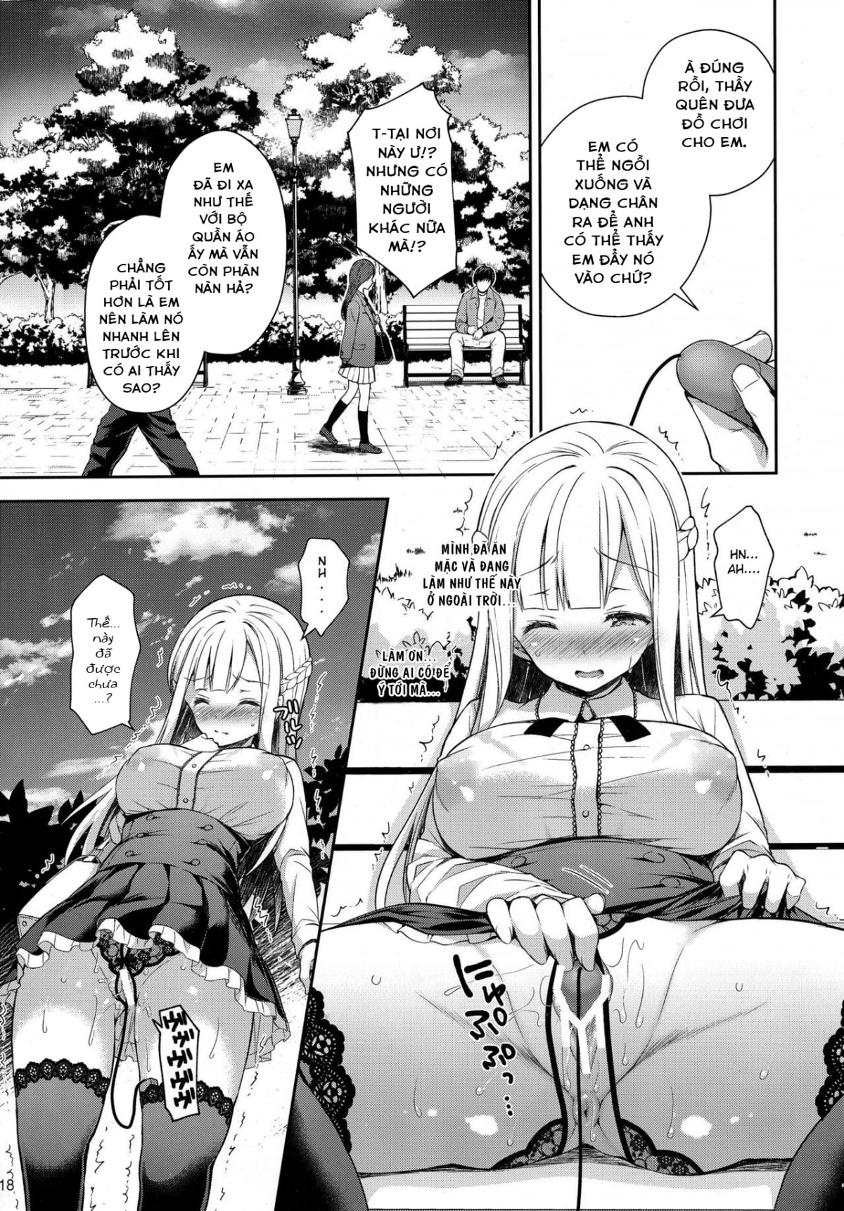HentaiVN.net - Ảnh 11 - Indeki no Reijou [Dirty Girl; Little Miss Debaucherous] - Chap 2 ~ Shuumoku ni Sarasareru Chitai~