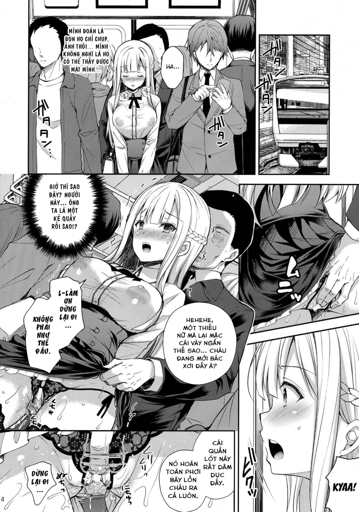 HentaiVN.net - Ảnh 7 - Indeki no Reijou [Dirty Girl; Little Miss Debaucherous] - Chap 2 ~ Shuumoku ni Sarasareru Chitai~
