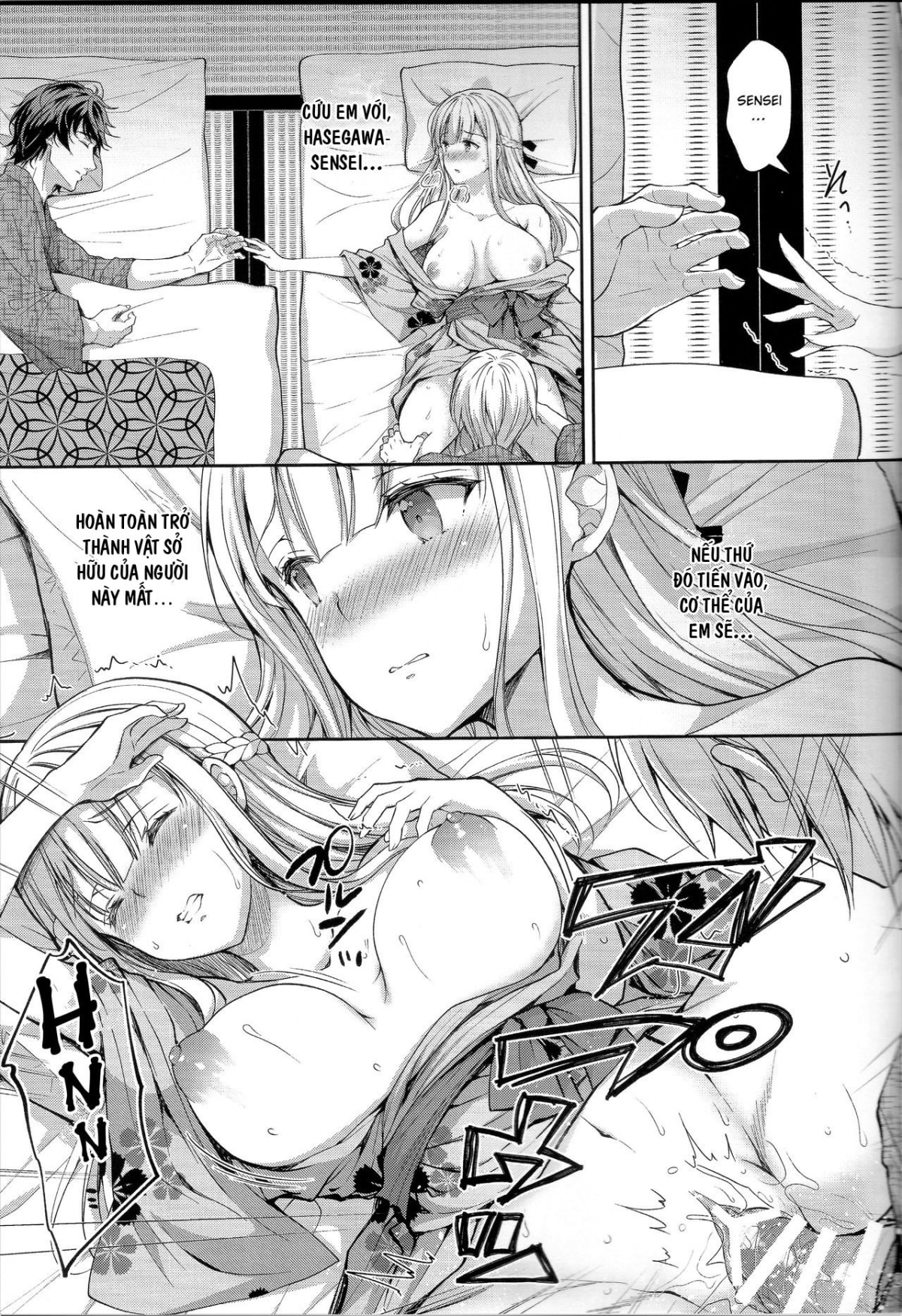 HentaiVN.net - Ảnh 22 - Indeki no Reijou [Dirty Girl; Little Miss Debaucherous] - Chap 4 ~ Kare no Tonari de Nureru Insei ~
