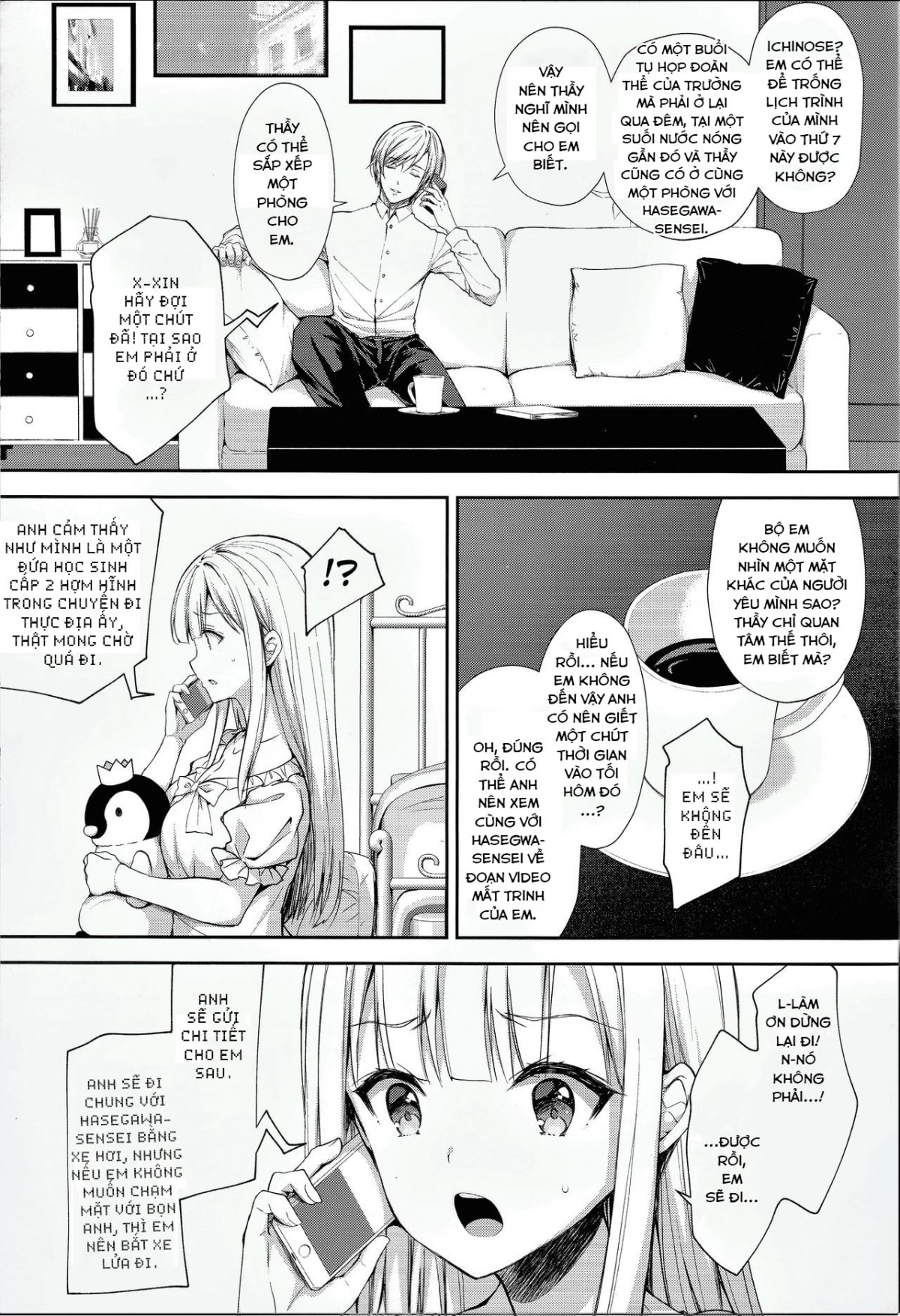 HentaiVN.net - Ảnh 5 - Indeki no Reijou [Dirty Girl; Little Miss Debaucherous] - Chap 4 ~ Kare no Tonari de Nureru Insei ~
