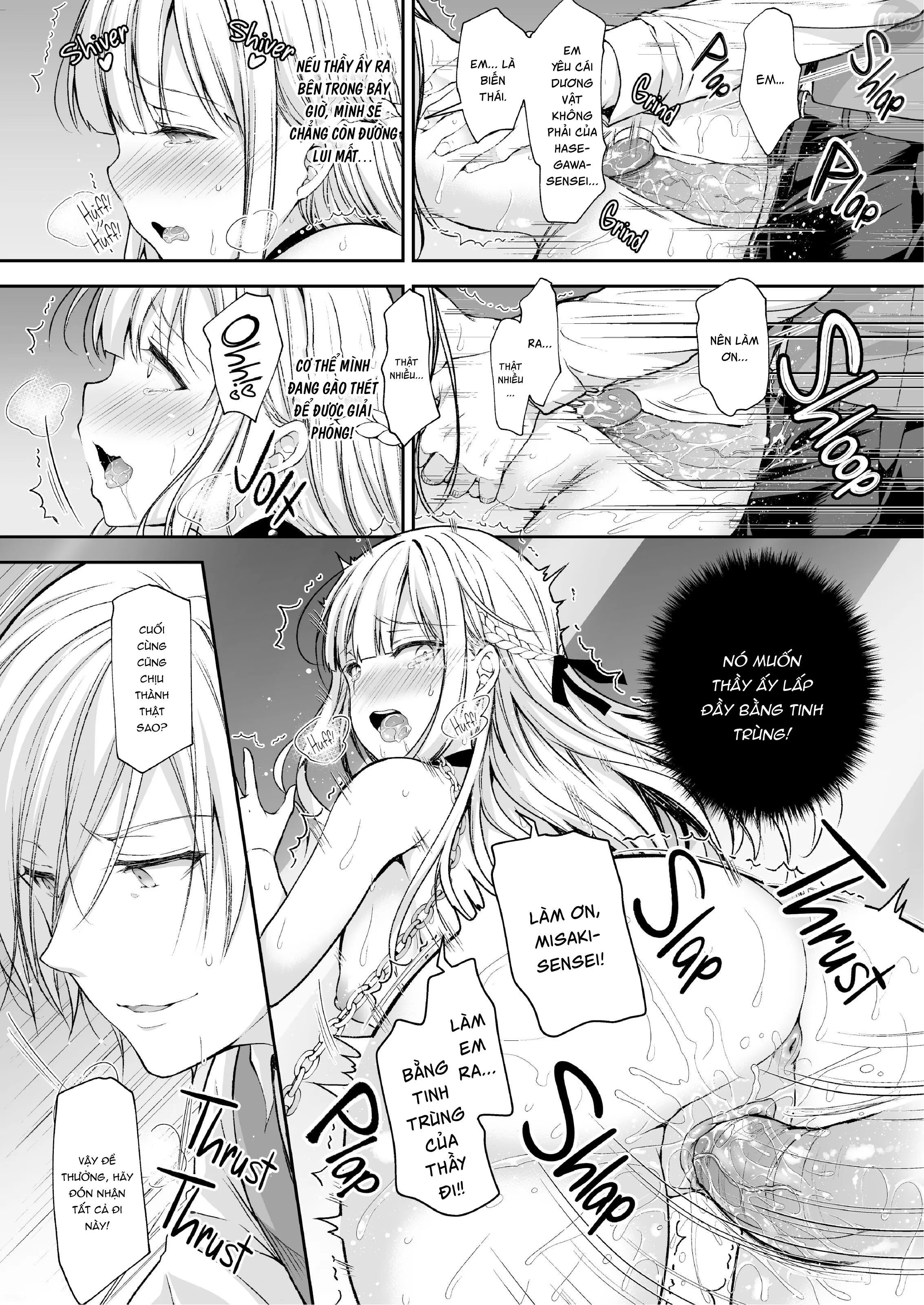 HentaiVN.net - Ảnh 36 - Indeki no Reijou [Dirty Girl; Little Miss Debaucherous] - Chap 6 ~Nikuyoku ni fukeru kemono~