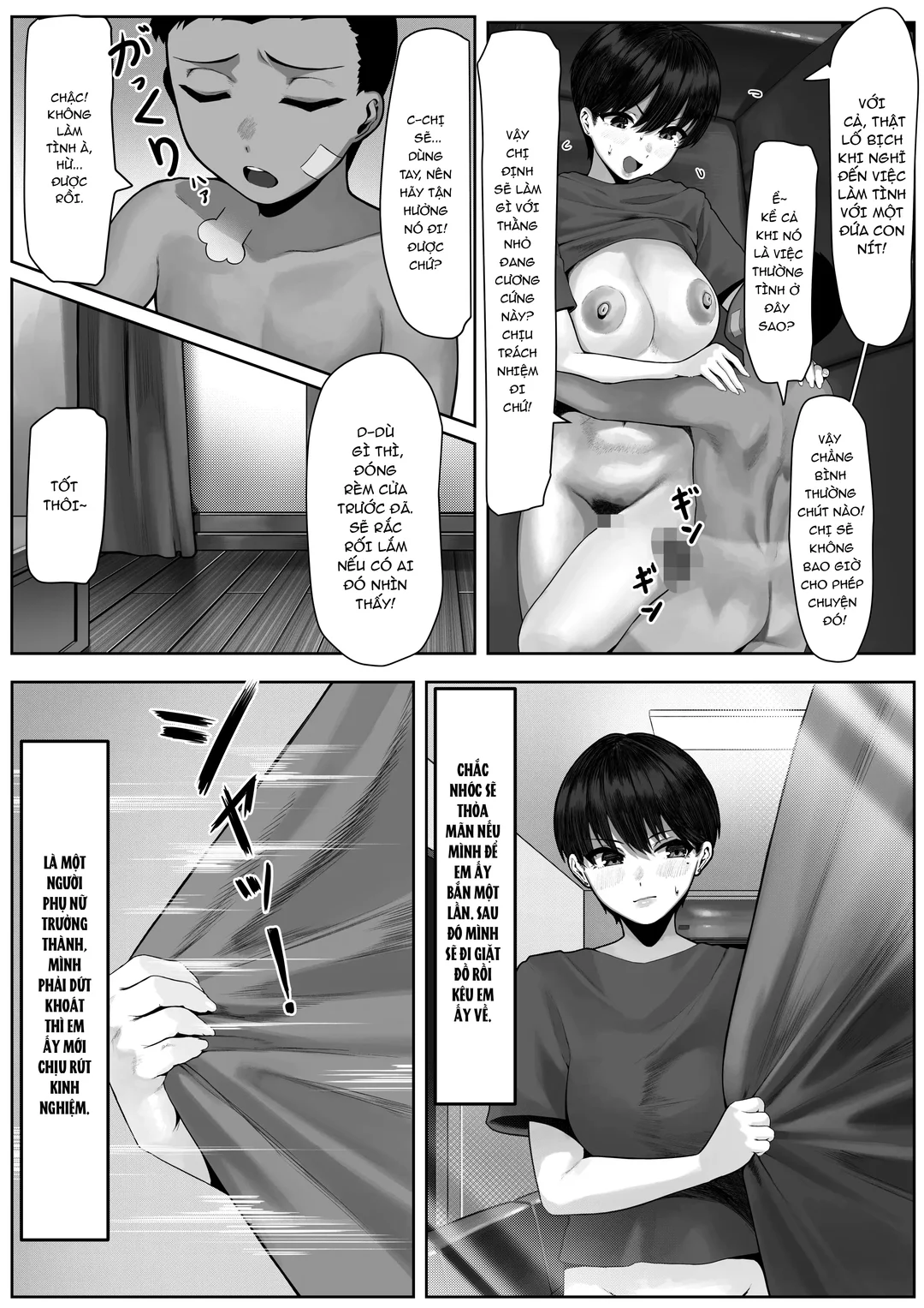 HentaiVN.net - Ảnh 14 - Chuyện vụng trộm của các bà nội trợ làng chài - Oneshot