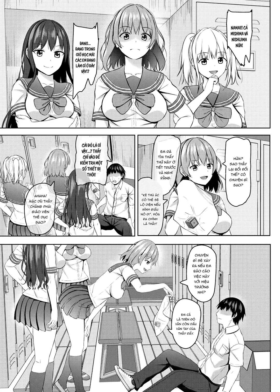 HentaiVN.net - Ảnh 10 - Thôi miên đám học sinh trường nữ - Ch. 1