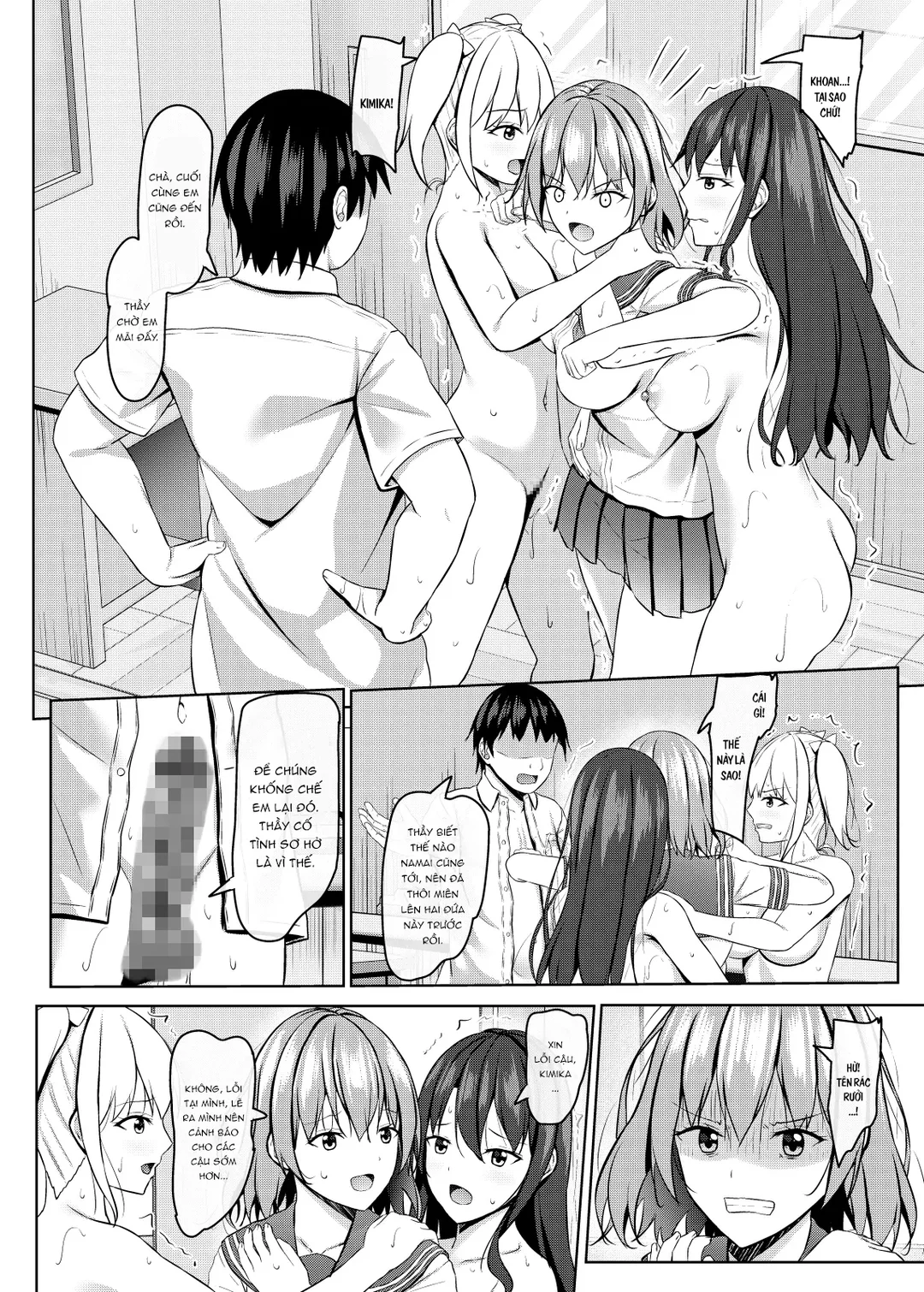 HentaiVN.net - Ảnh 7 - Thôi miên đám học sinh trường nữ - Ch. 3